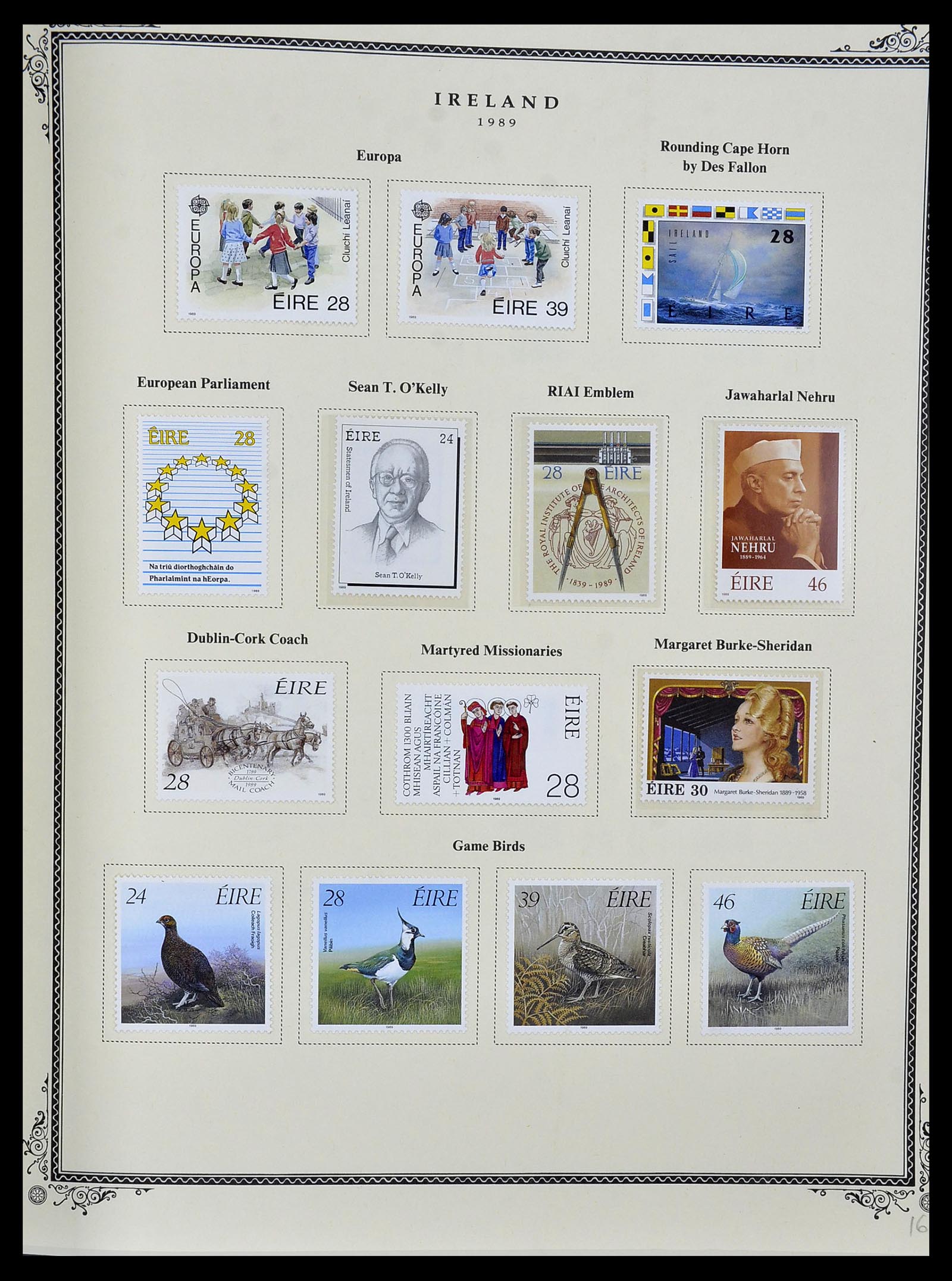 34333 057 - Postzegelverzameling 34333 Ierland 1946-2000.