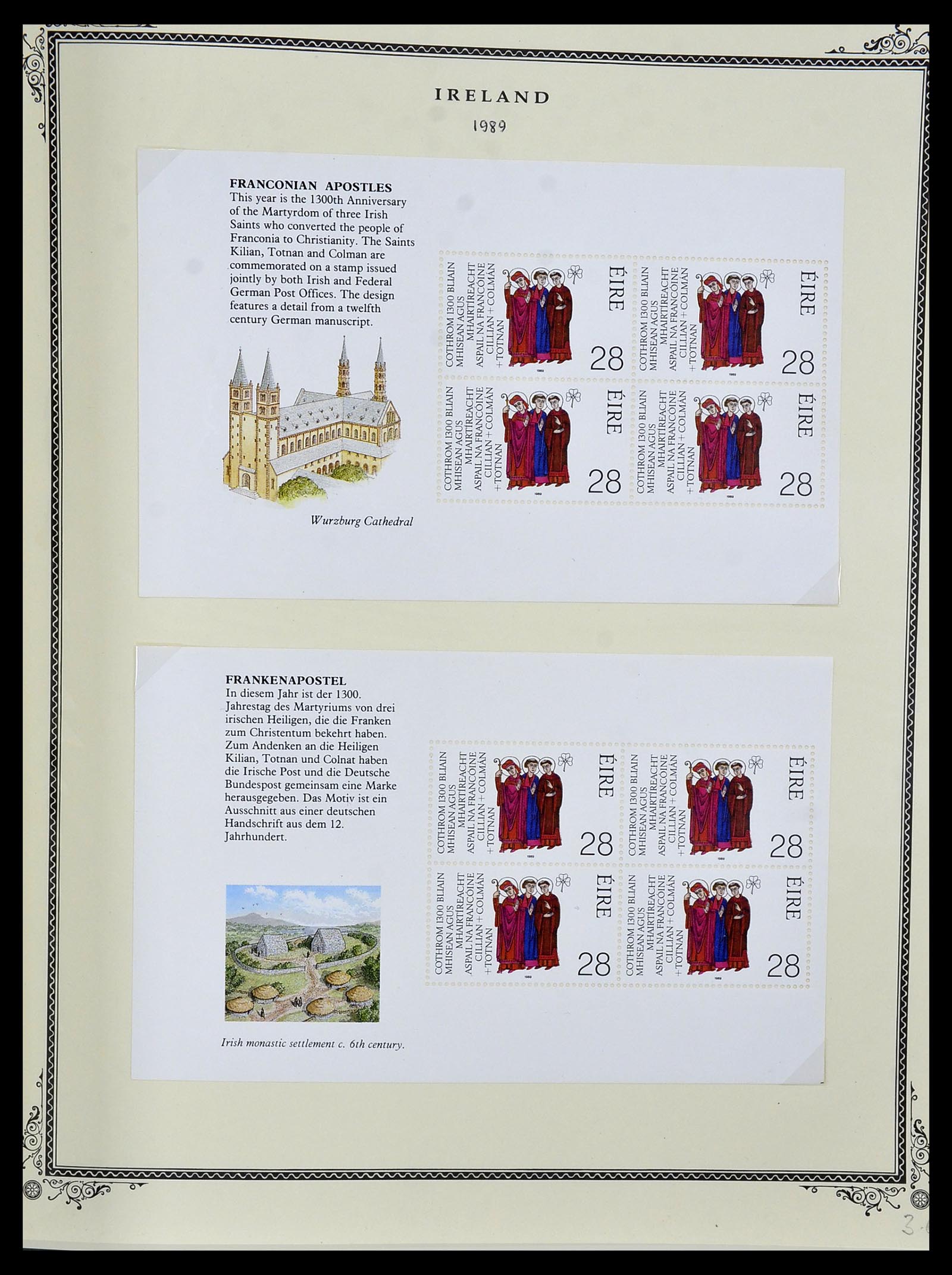 34333 058 - Postzegelverzameling 34333 Ierland 1946-2000.