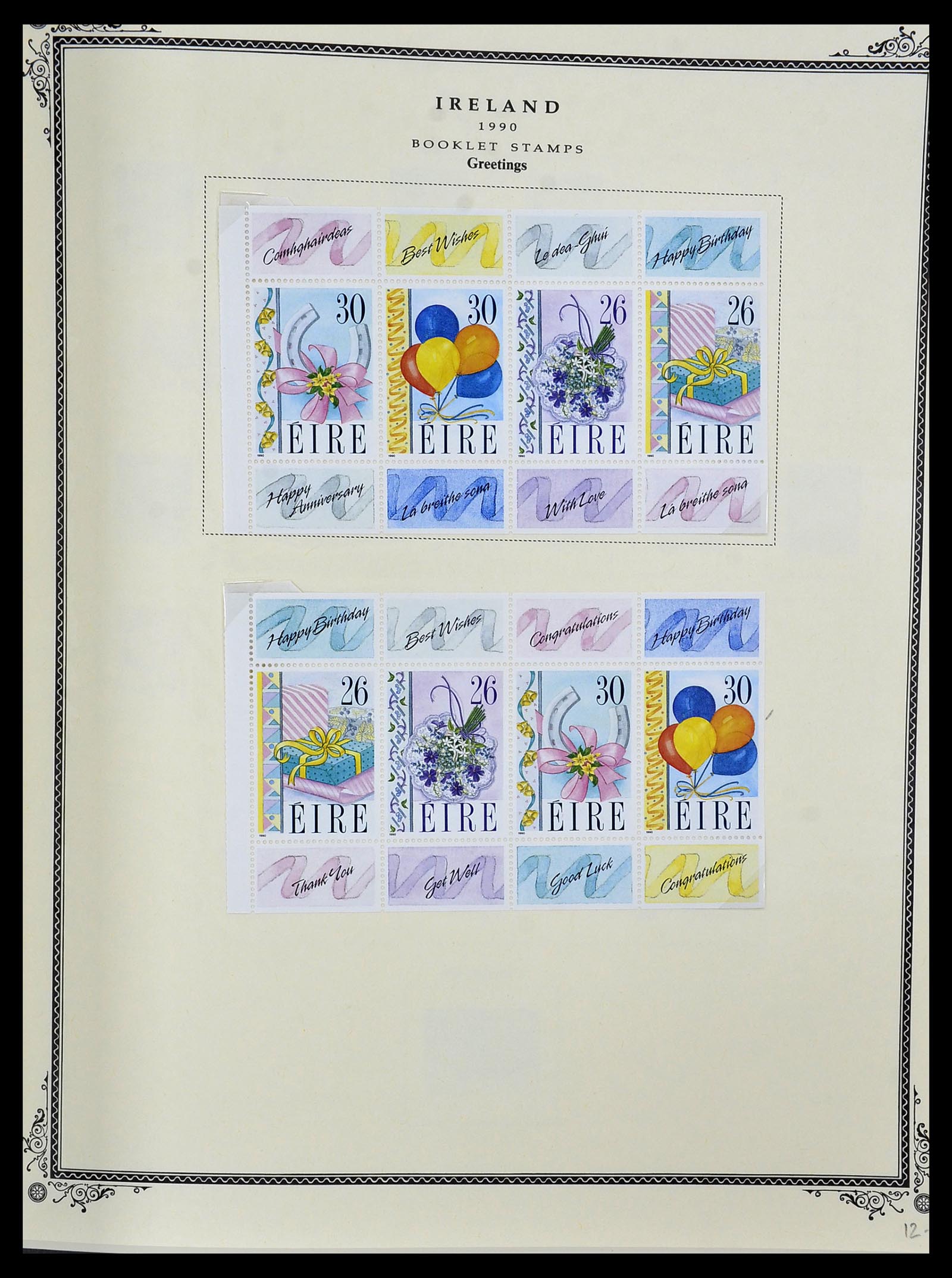 34333 062 - Postzegelverzameling 34333 Ierland 1946-2000.