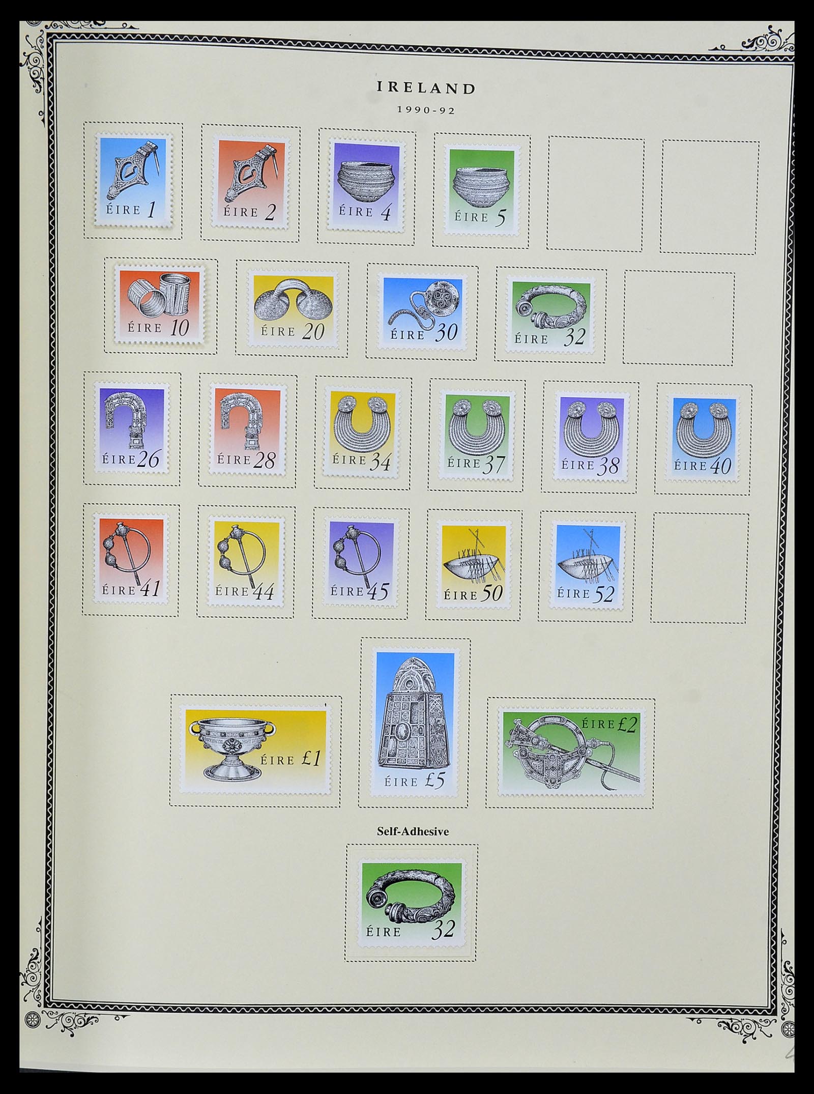 34333 063 - Postzegelverzameling 34333 Ierland 1946-2000.