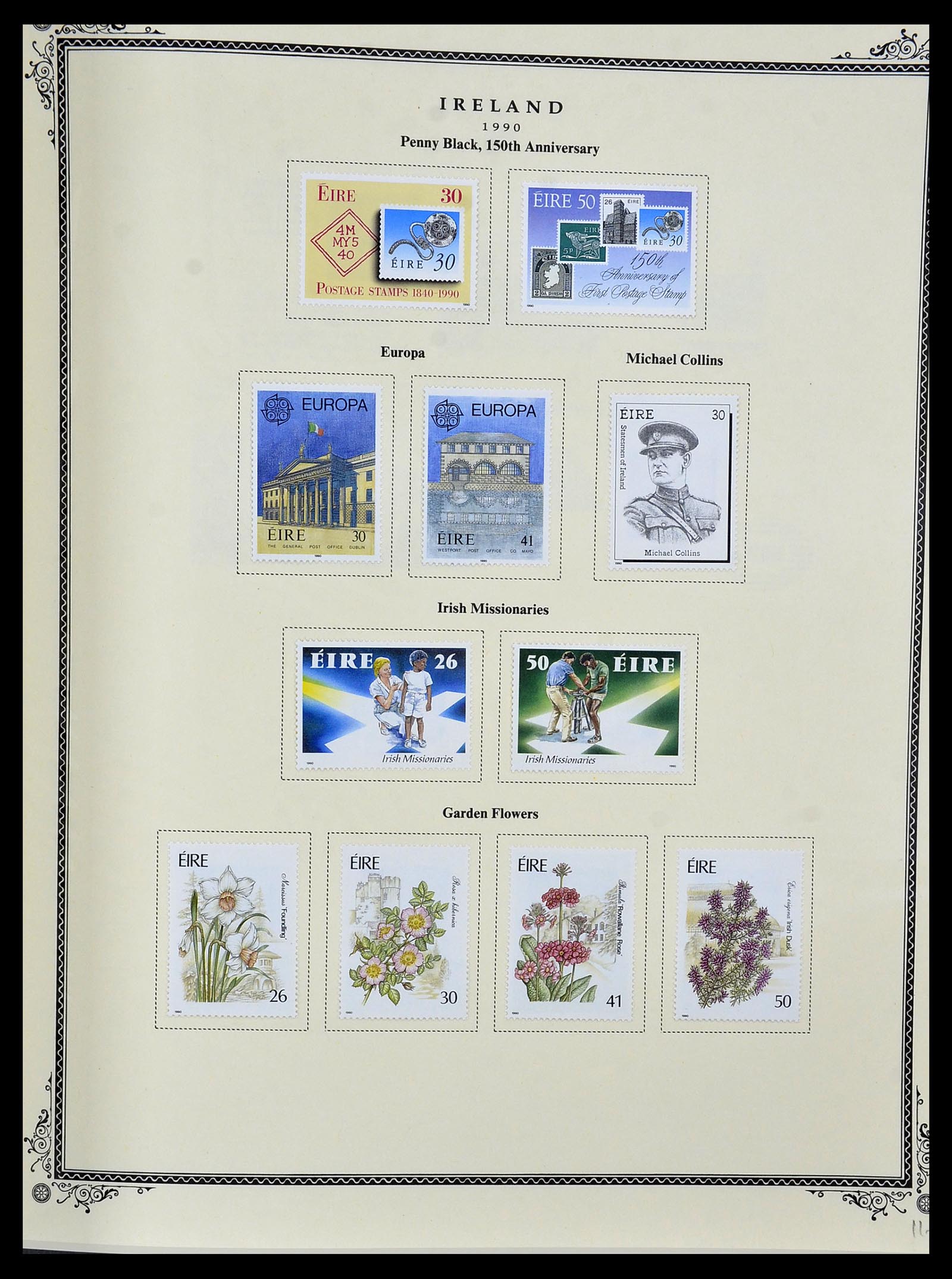 34333 065 - Postzegelverzameling 34333 Ierland 1946-2000.