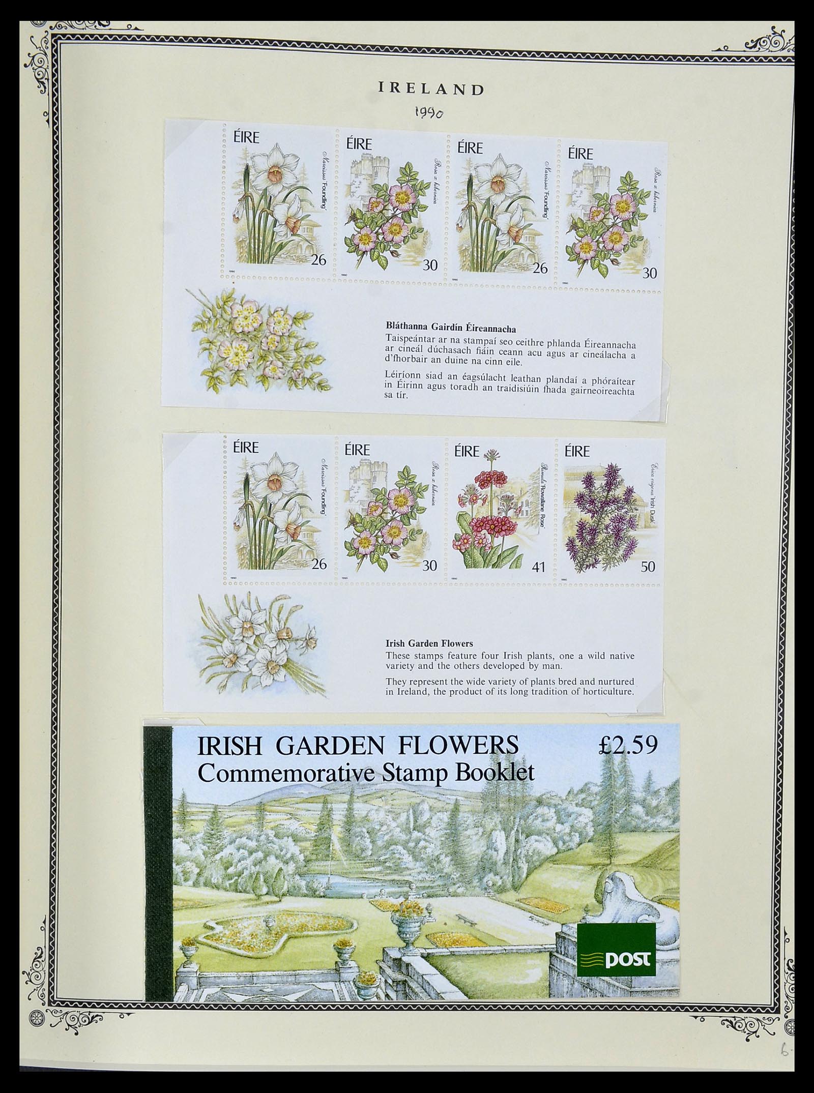 34333 067 - Postzegelverzameling 34333 Ierland 1946-2000.
