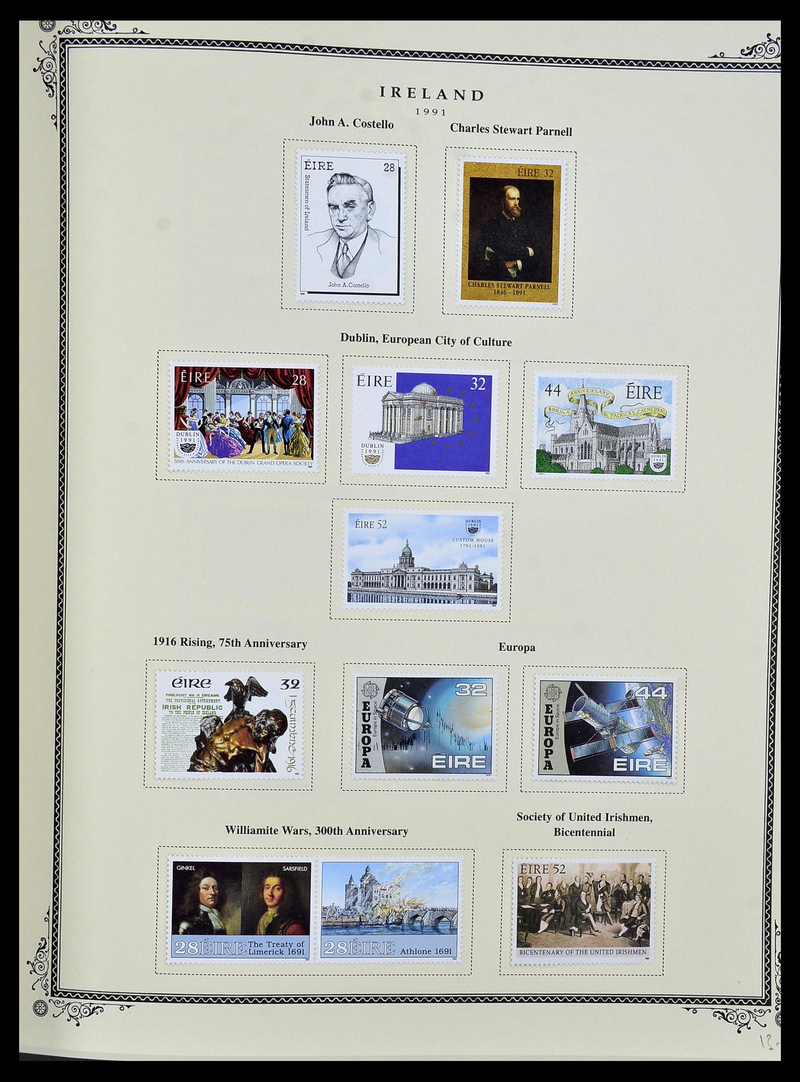 34333 069 - Postzegelverzameling 34333 Ierland 1946-2000.