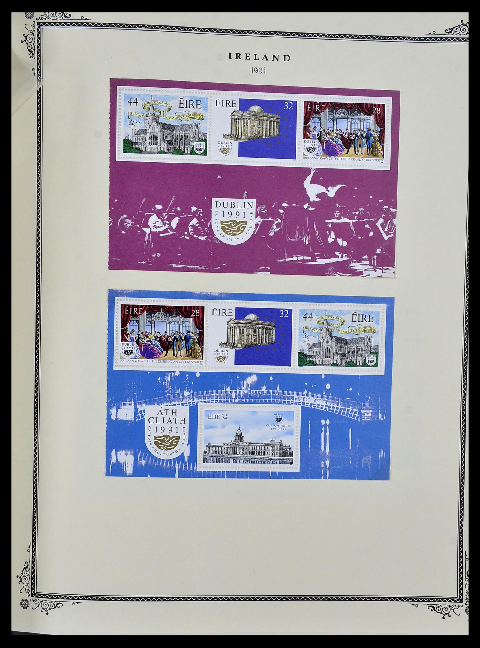 34333 070 - Postzegelverzameling 34333 Ierland 1946-2000.