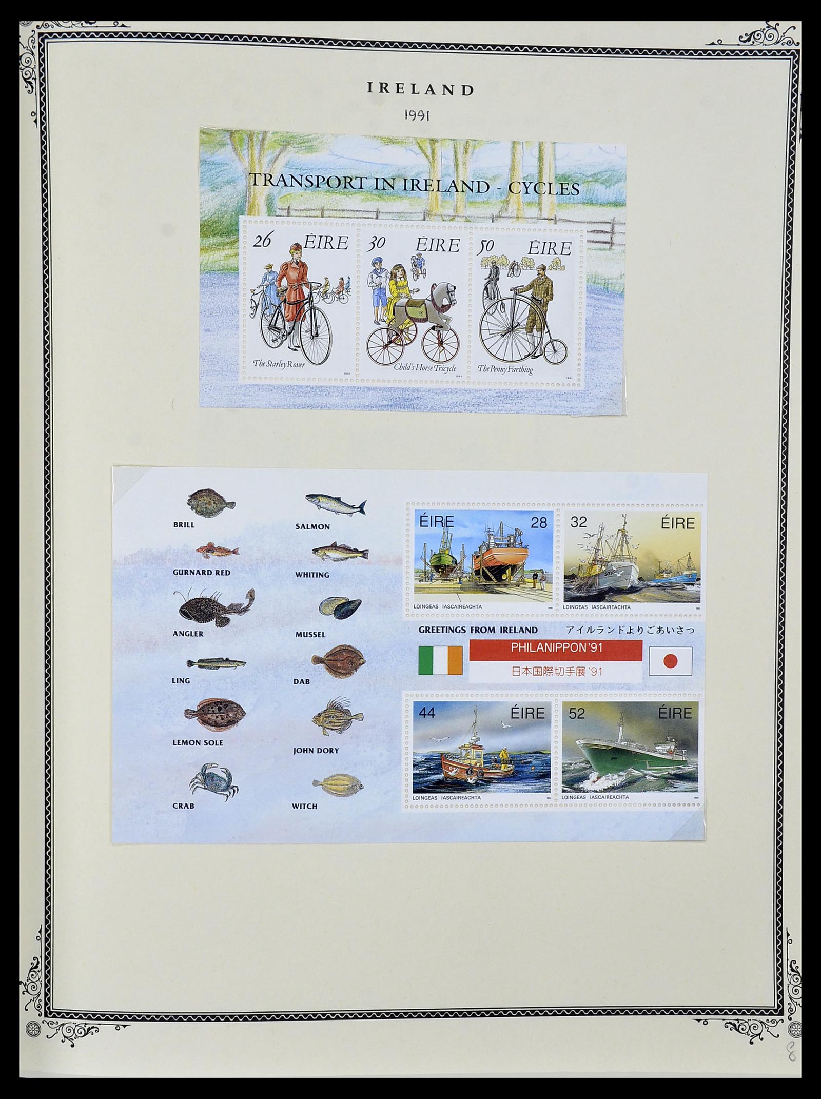 34333 071 - Postzegelverzameling 34333 Ierland 1946-2000.