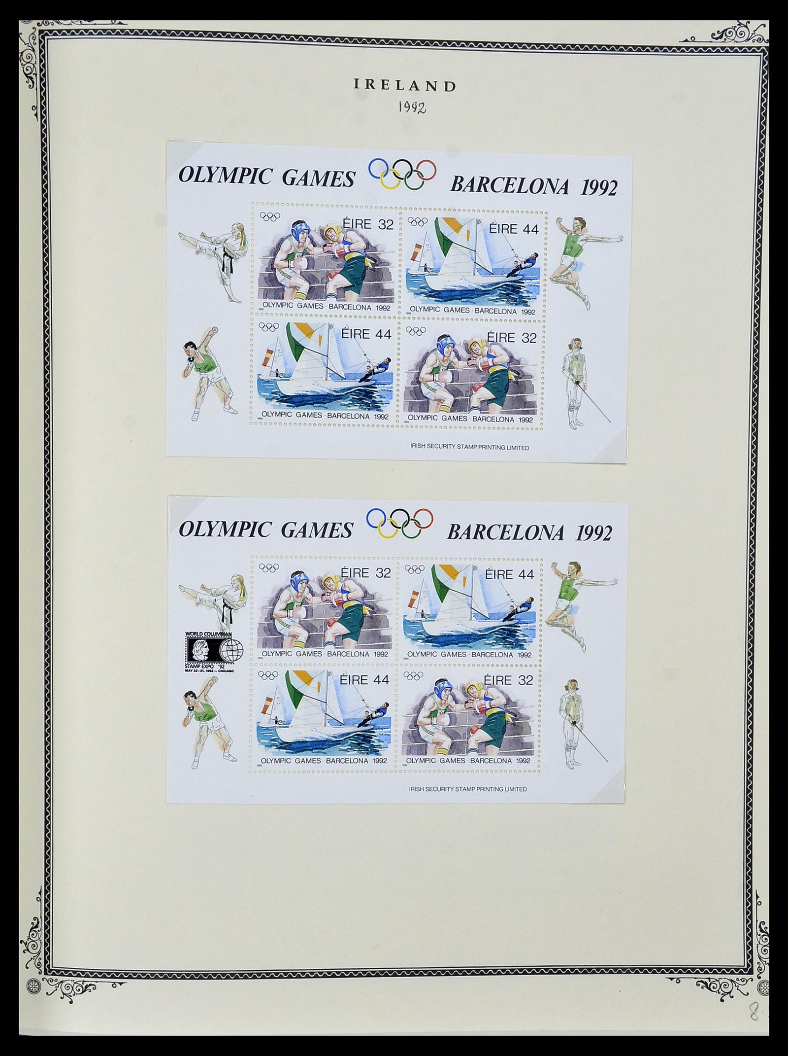 34333 074 - Postzegelverzameling 34333 Ierland 1946-2000.
