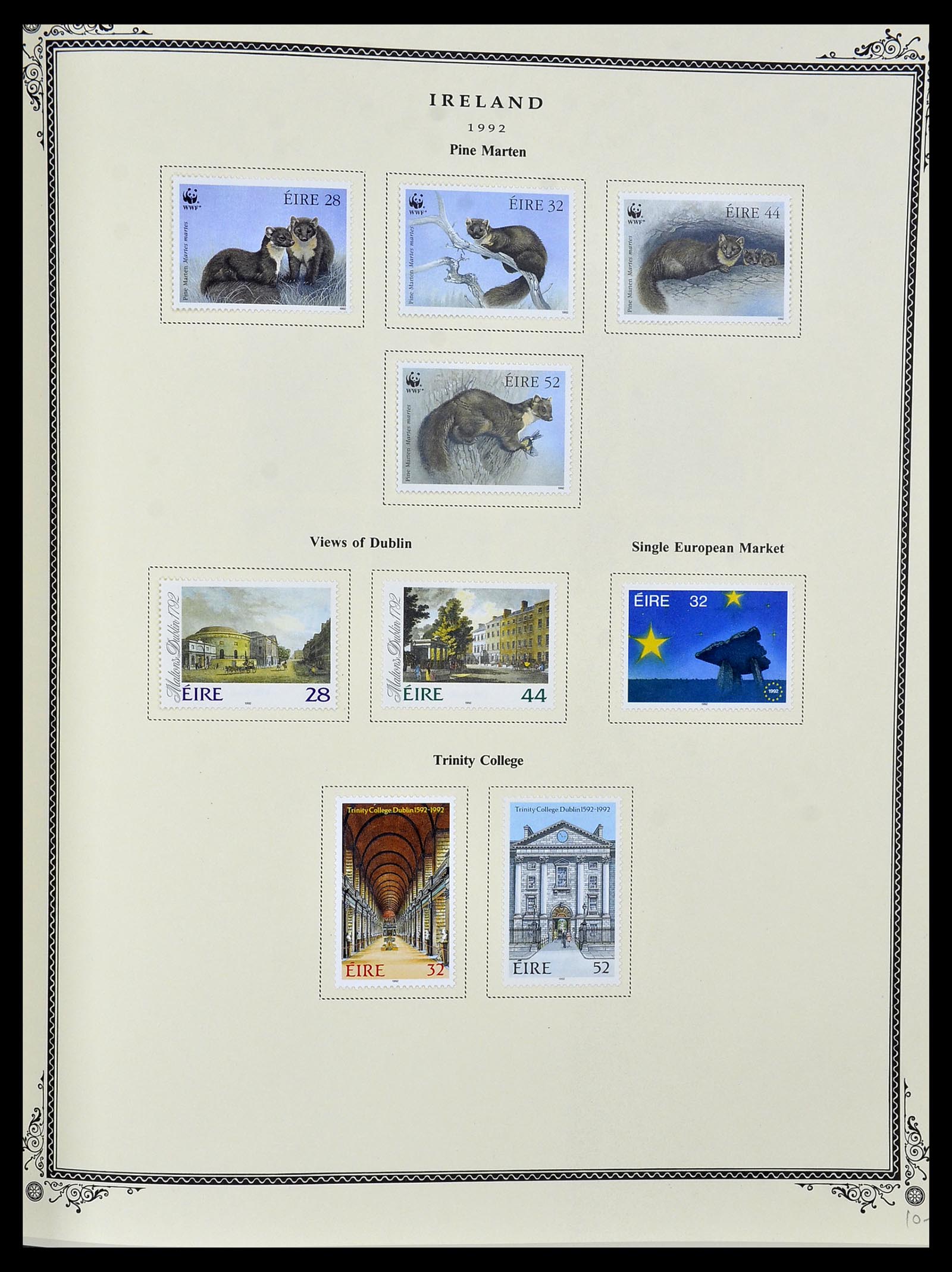 34333 076 - Postzegelverzameling 34333 Ierland 1946-2000.