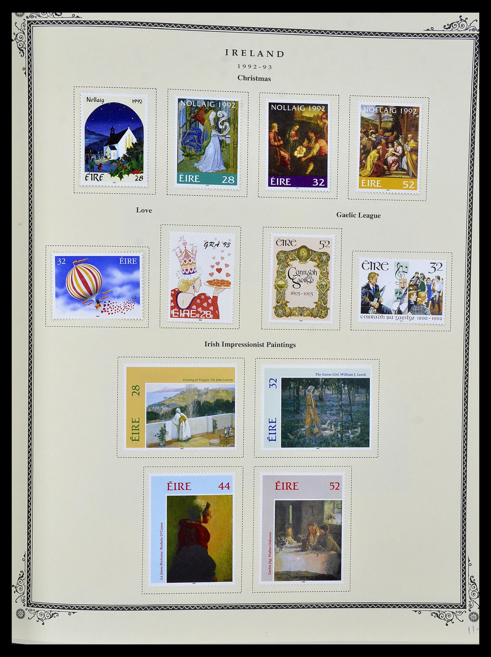 34333 078 - Postzegelverzameling 34333 Ierland 1946-2000.
