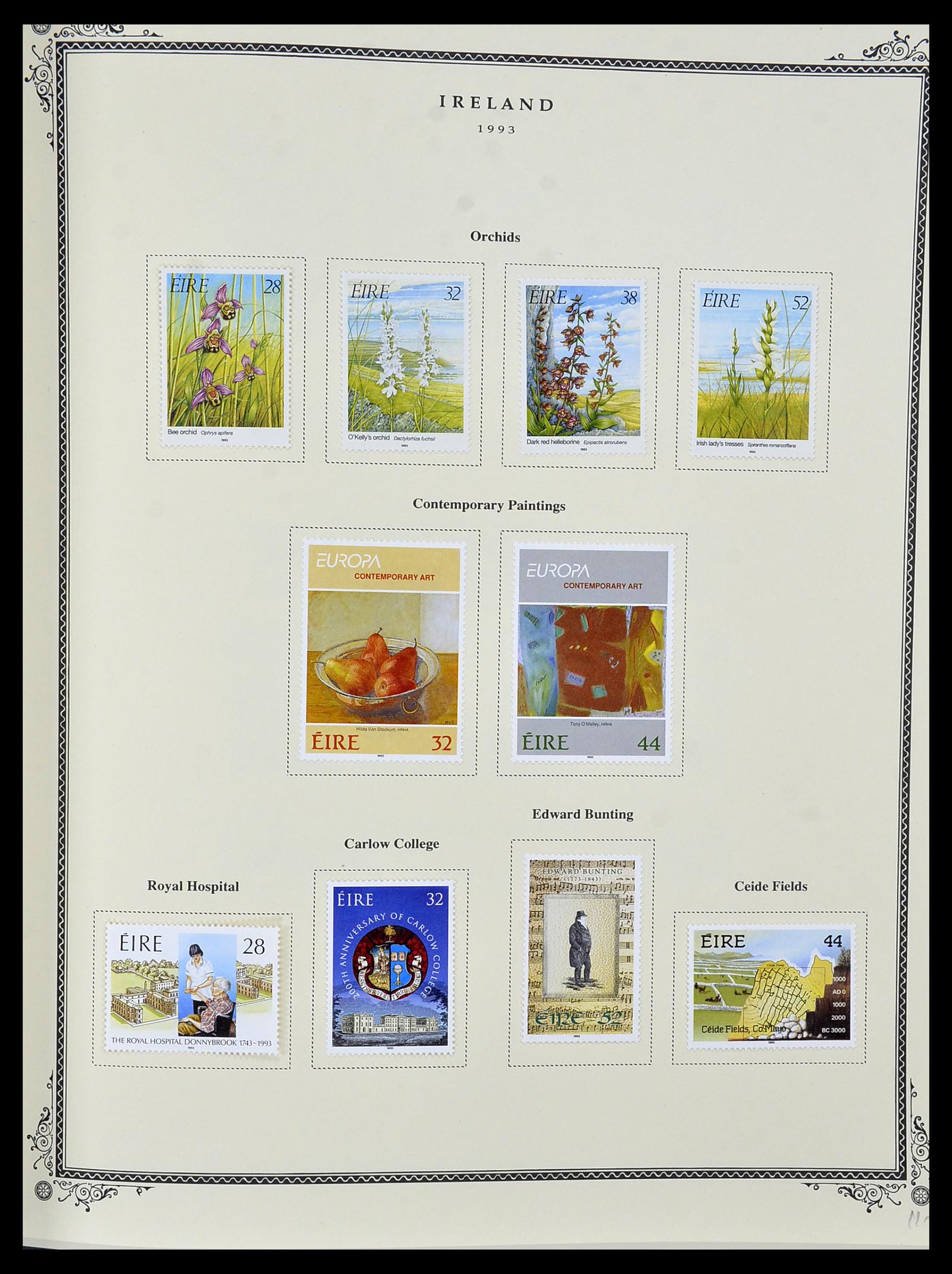 34333 081 - Postzegelverzameling 34333 Ierland 1946-2000.