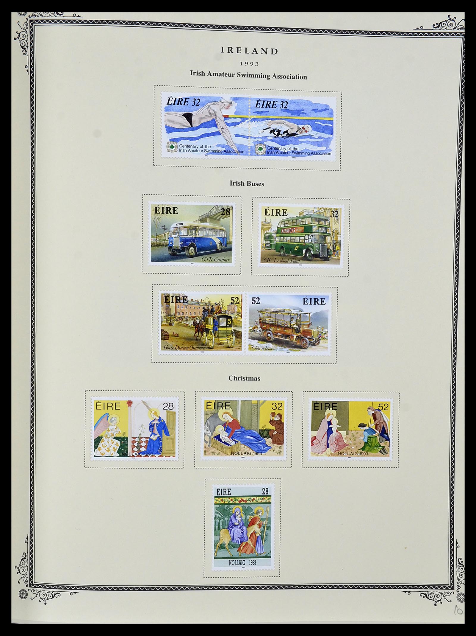 34333 082 - Postzegelverzameling 34333 Ierland 1946-2000.