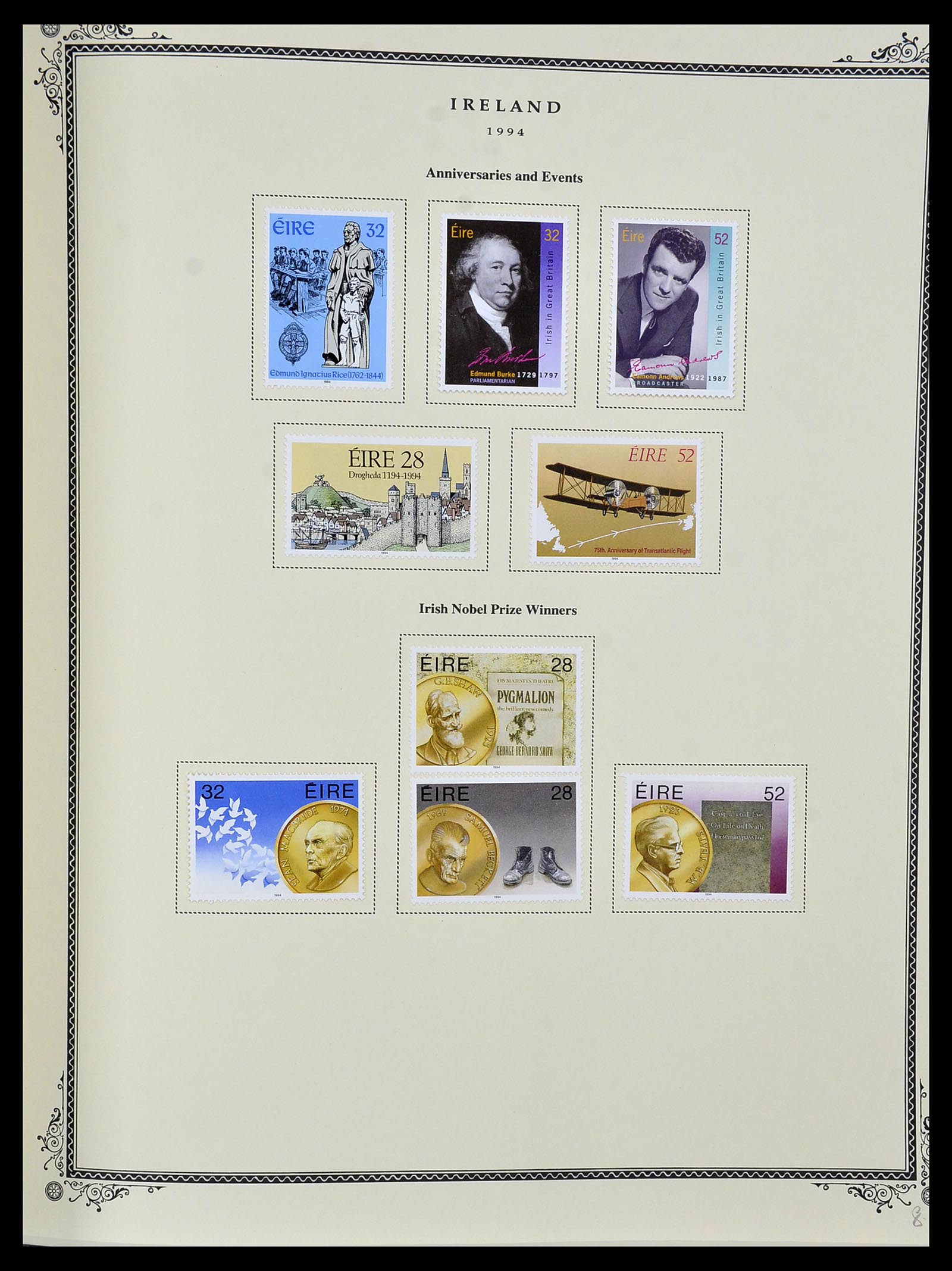 34333 086 - Postzegelverzameling 34333 Ierland 1946-2000.