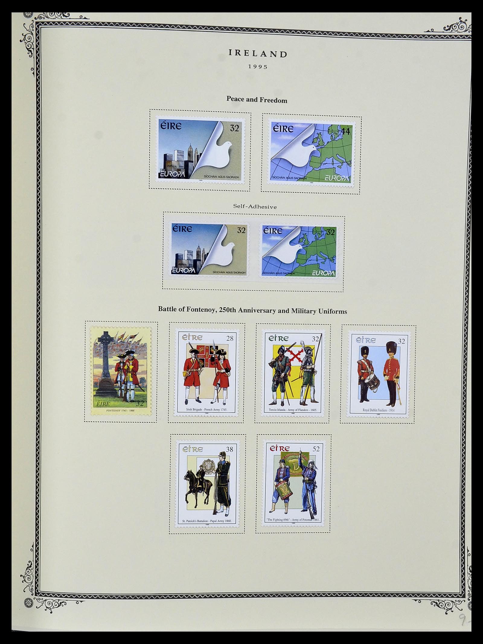 34333 088 - Postzegelverzameling 34333 Ierland 1946-2000.