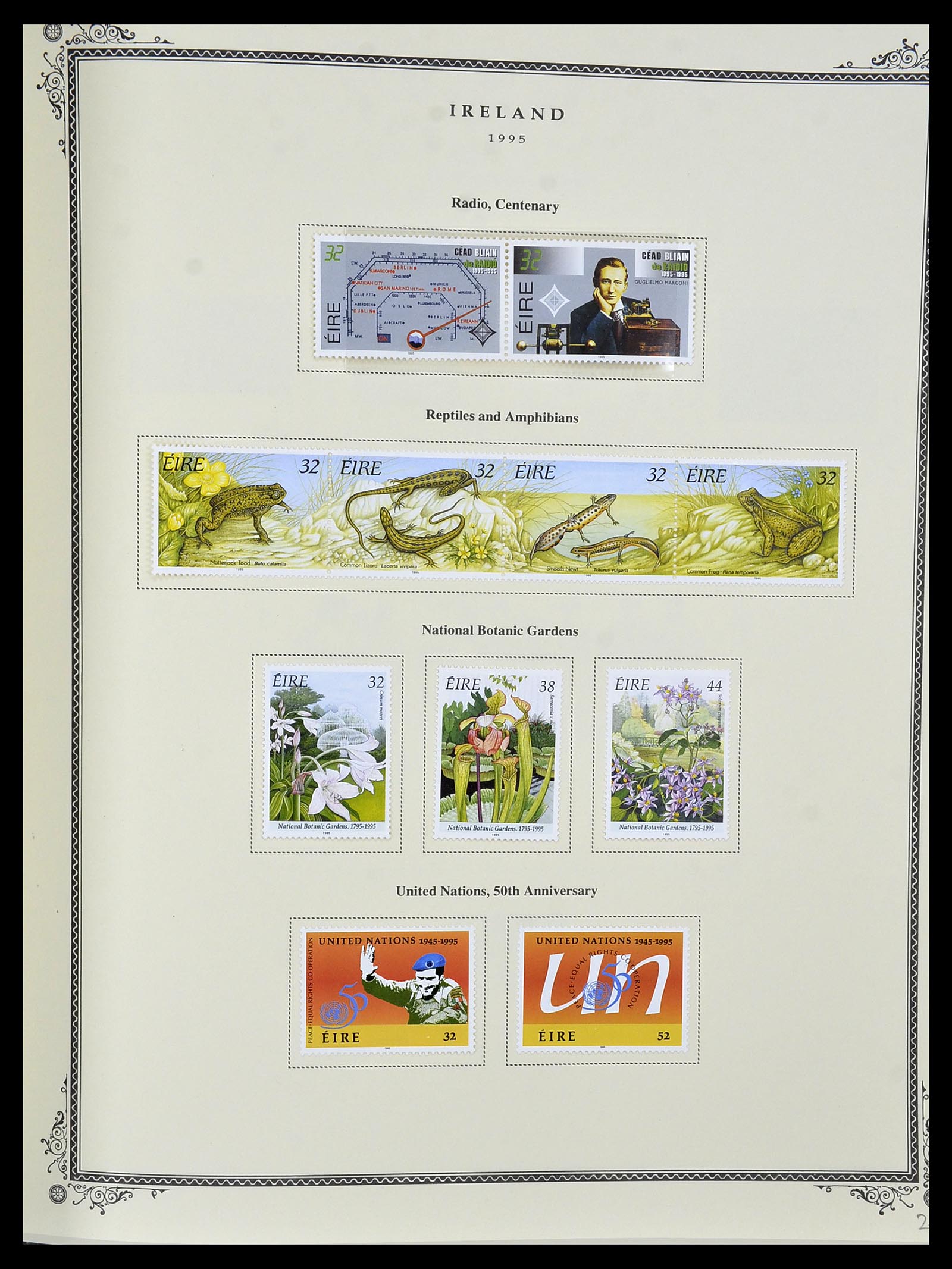 34333 089 - Postzegelverzameling 34333 Ierland 1946-2000.