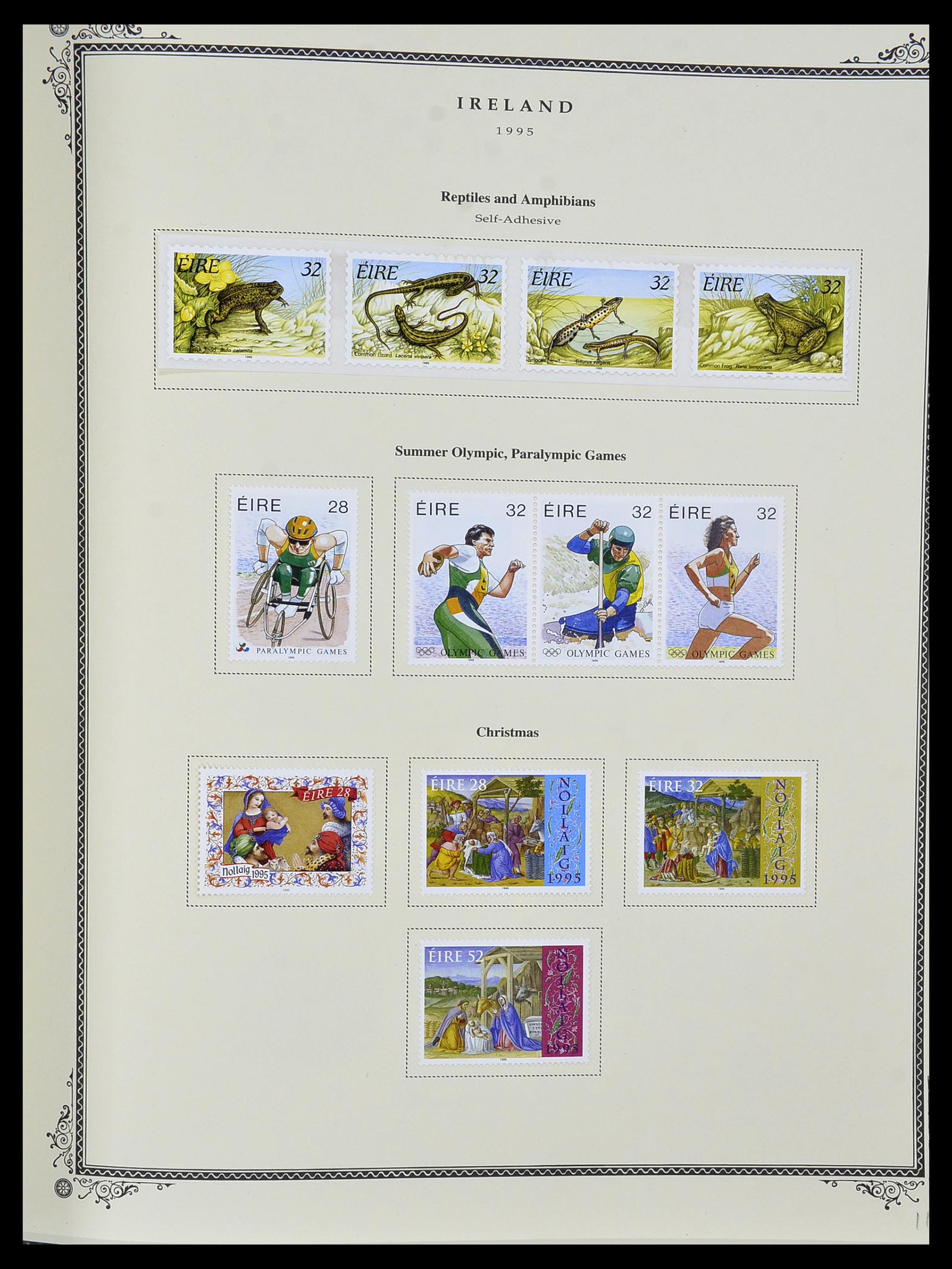 34333 090 - Postzegelverzameling 34333 Ierland 1946-2000.