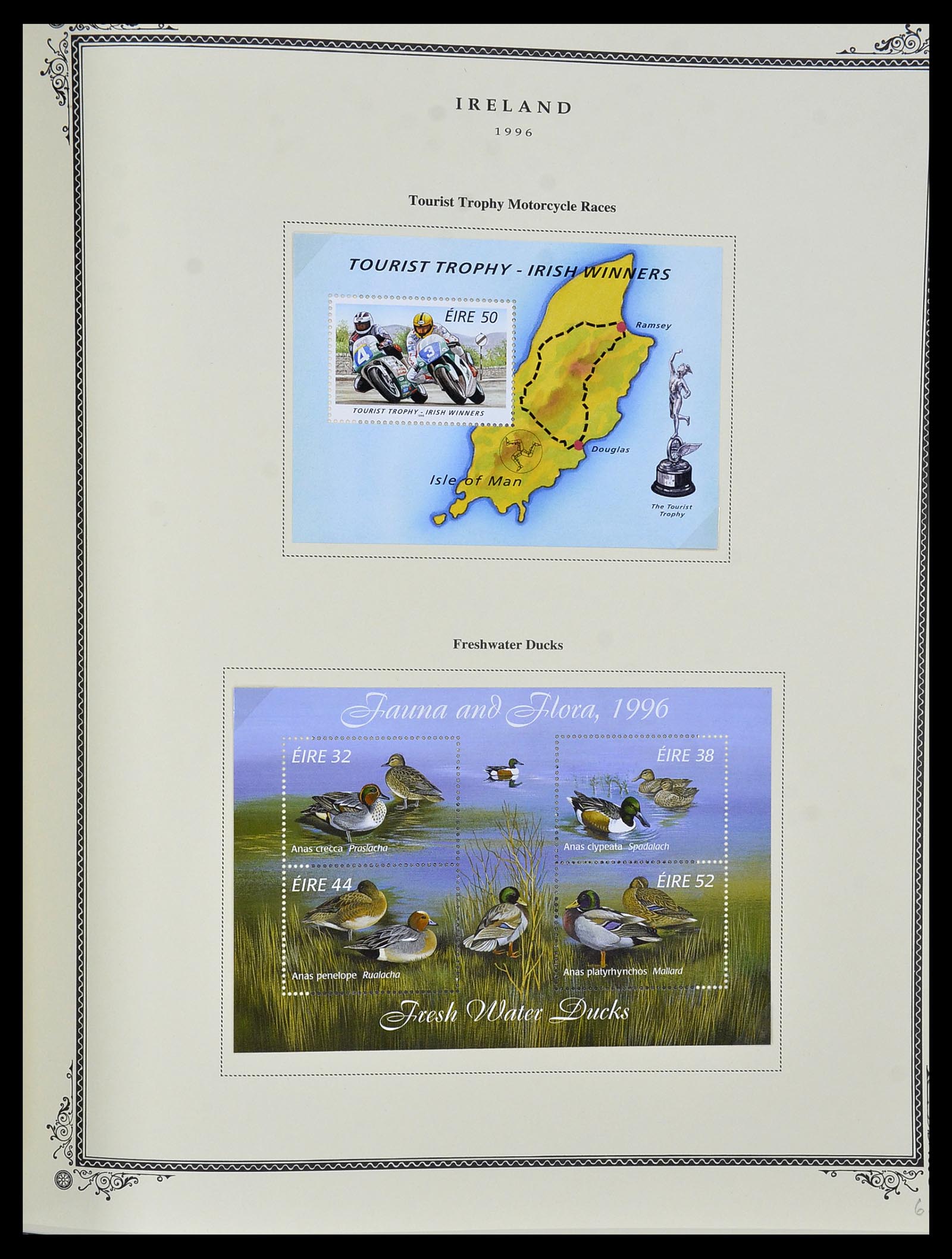 34333 095 - Postzegelverzameling 34333 Ierland 1946-2000.