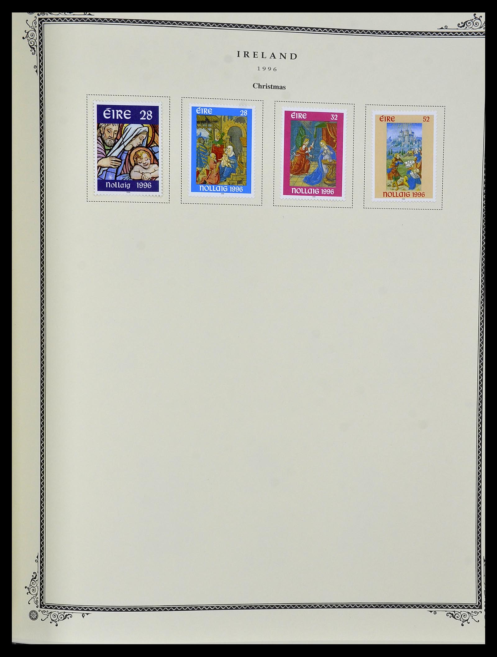 34333 096 - Postzegelverzameling 34333 Ierland 1946-2000.