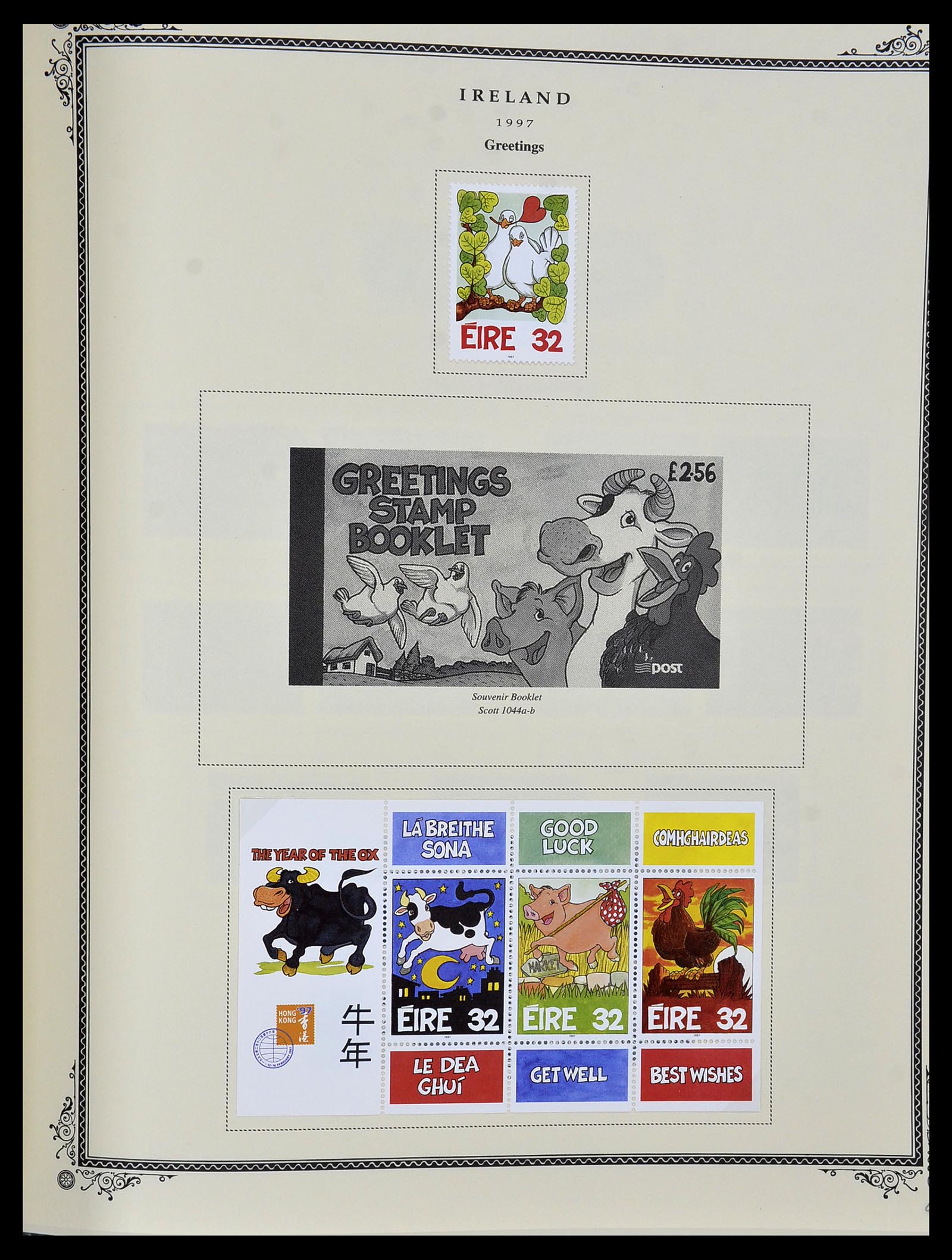 34333 098 - Postzegelverzameling 34333 Ierland 1946-2000.