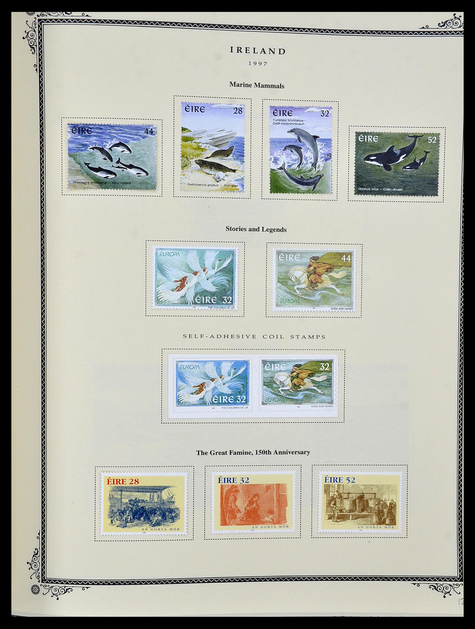 34333 101 - Postzegelverzameling 34333 Ierland 1946-2000.
