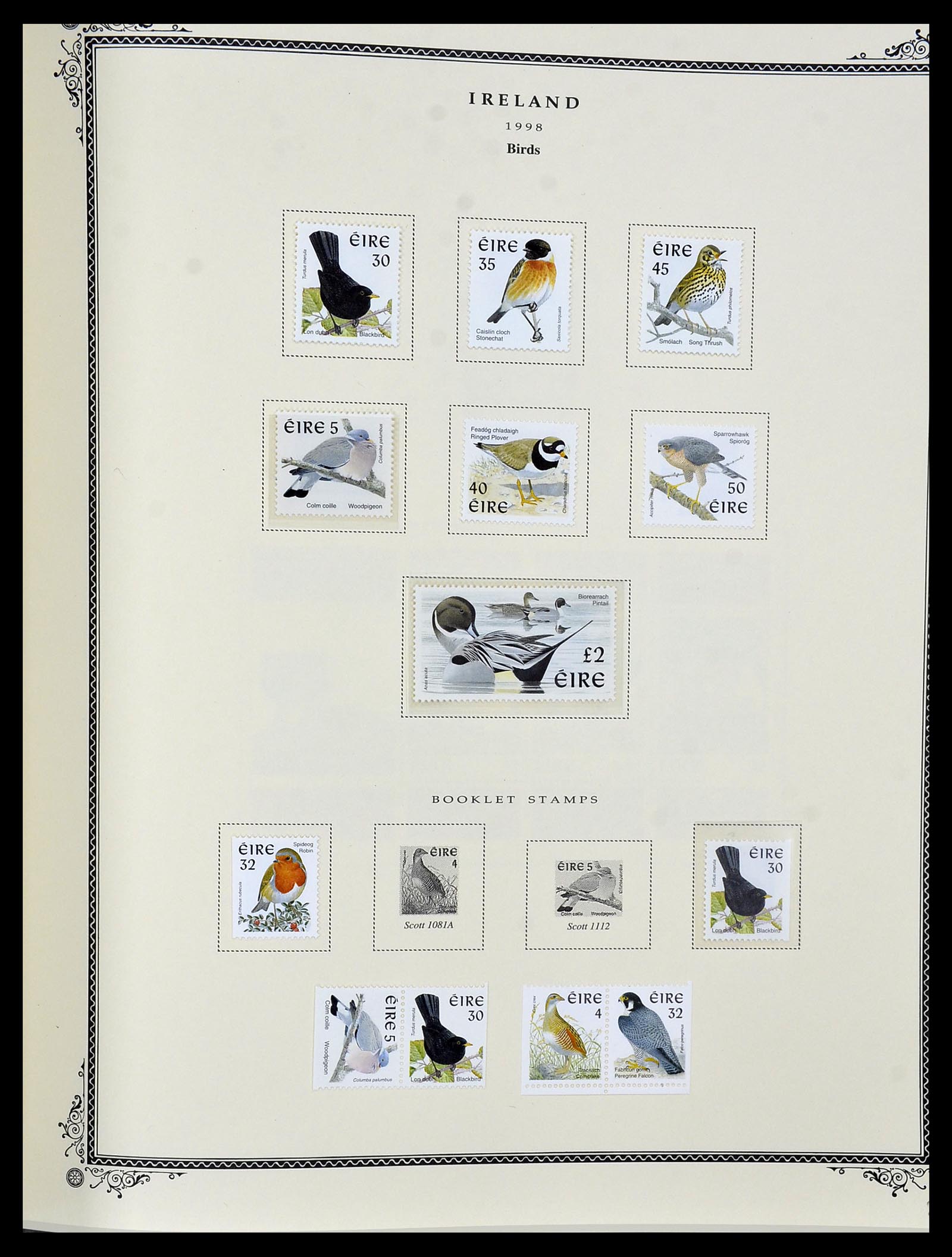 34333 107 - Postzegelverzameling 34333 Ierland 1946-2000.