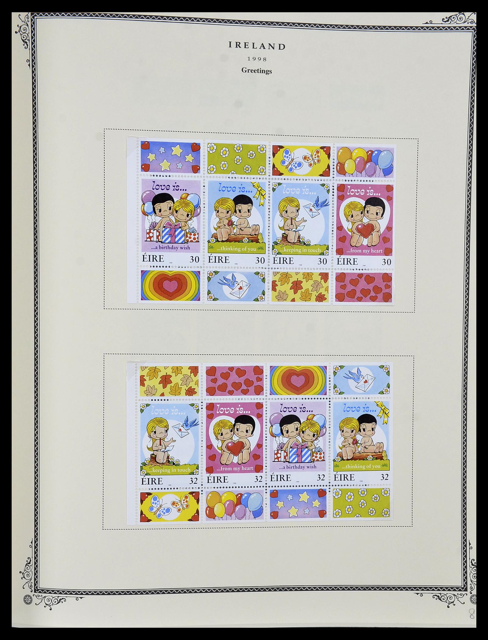 34333 109 - Postzegelverzameling 34333 Ierland 1946-2000.