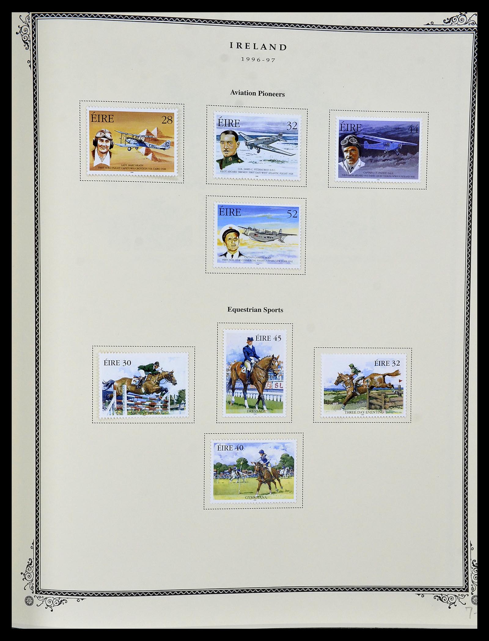 34333 111 - Postzegelverzameling 34333 Ierland 1946-2000.