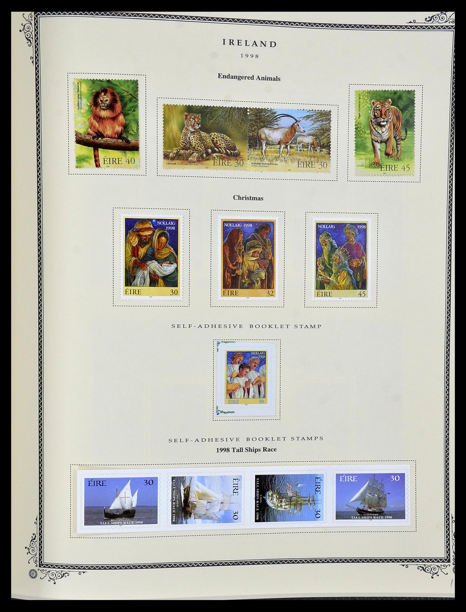 34333 118 - Postzegelverzameling 34333 Ierland 1946-2000.