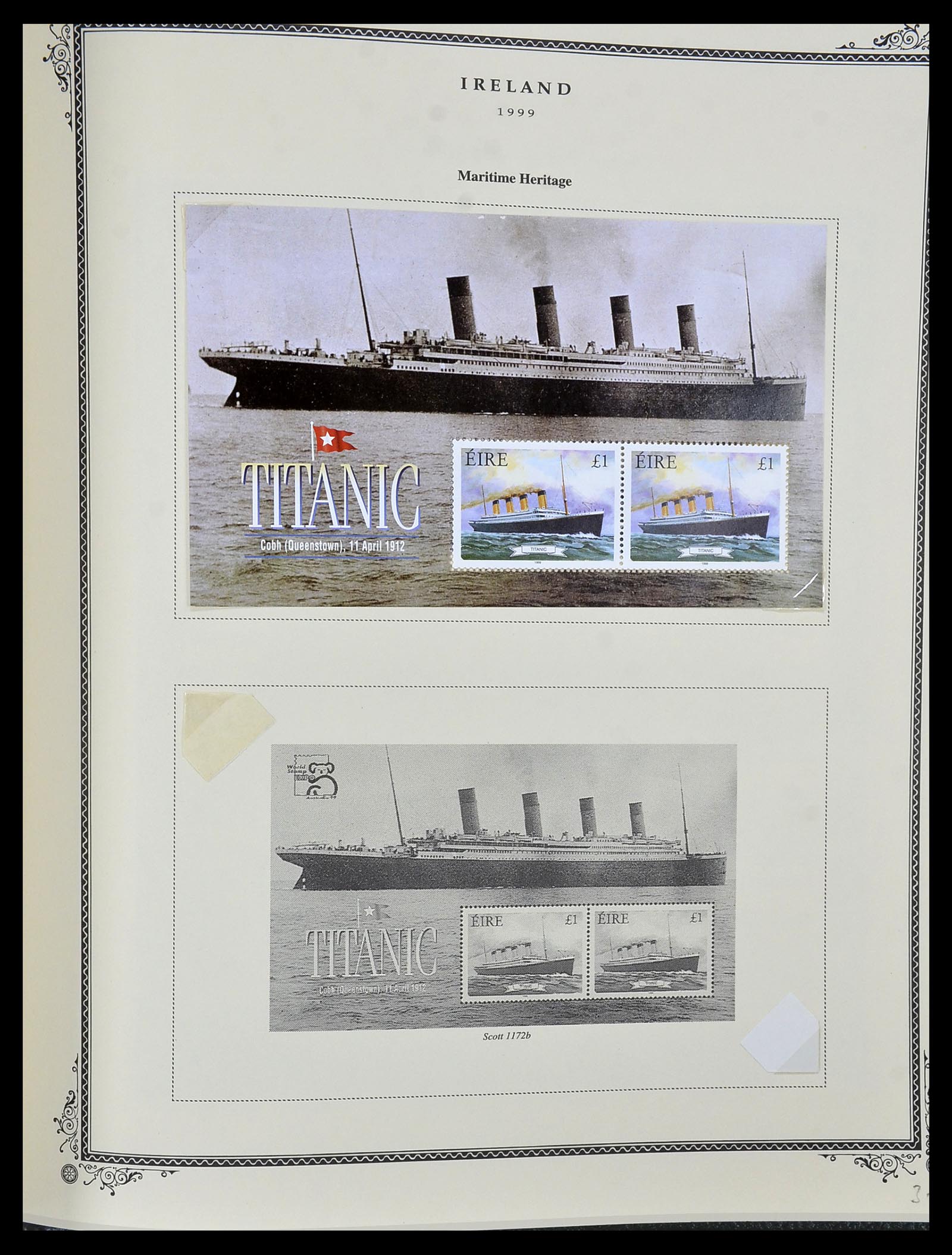 34333 122 - Postzegelverzameling 34333 Ierland 1946-2000.