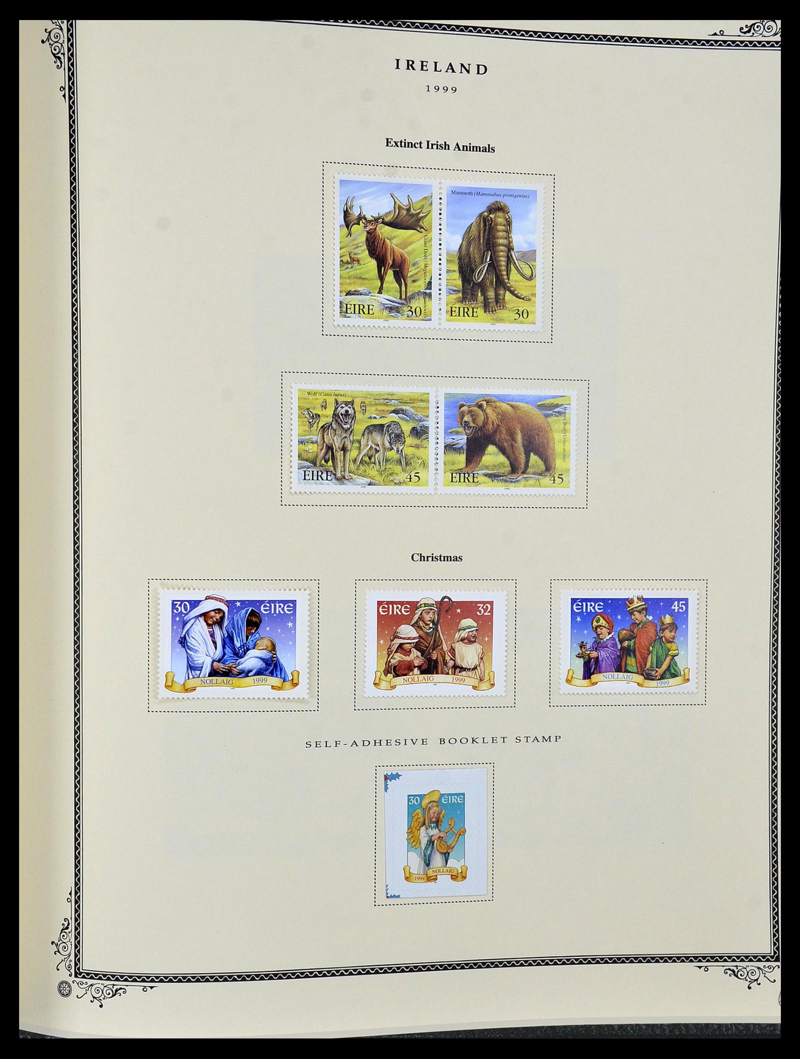 34333 126 - Postzegelverzameling 34333 Ierland 1946-2000.