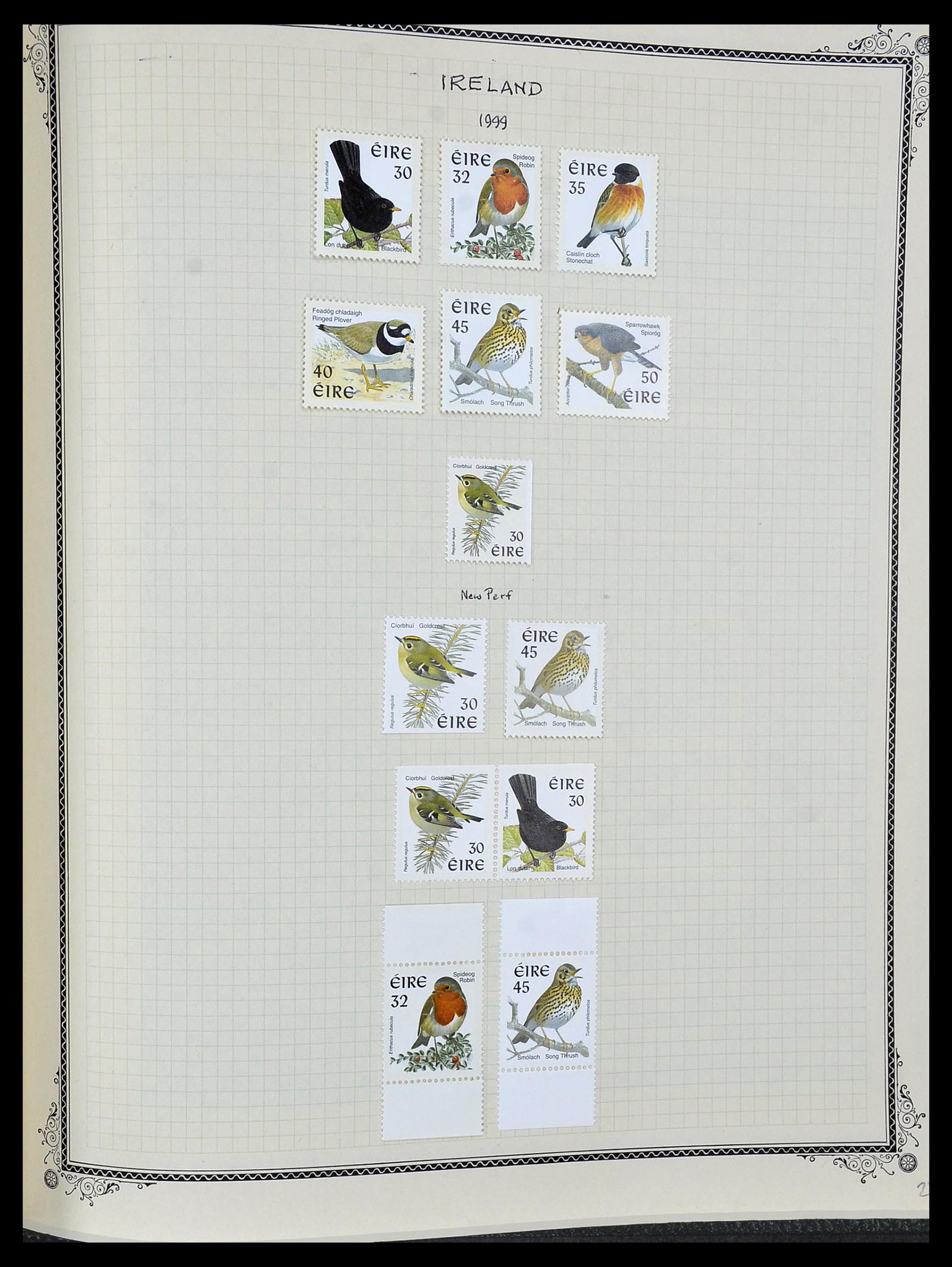 34333 129 - Postzegelverzameling 34333 Ierland 1946-2000.