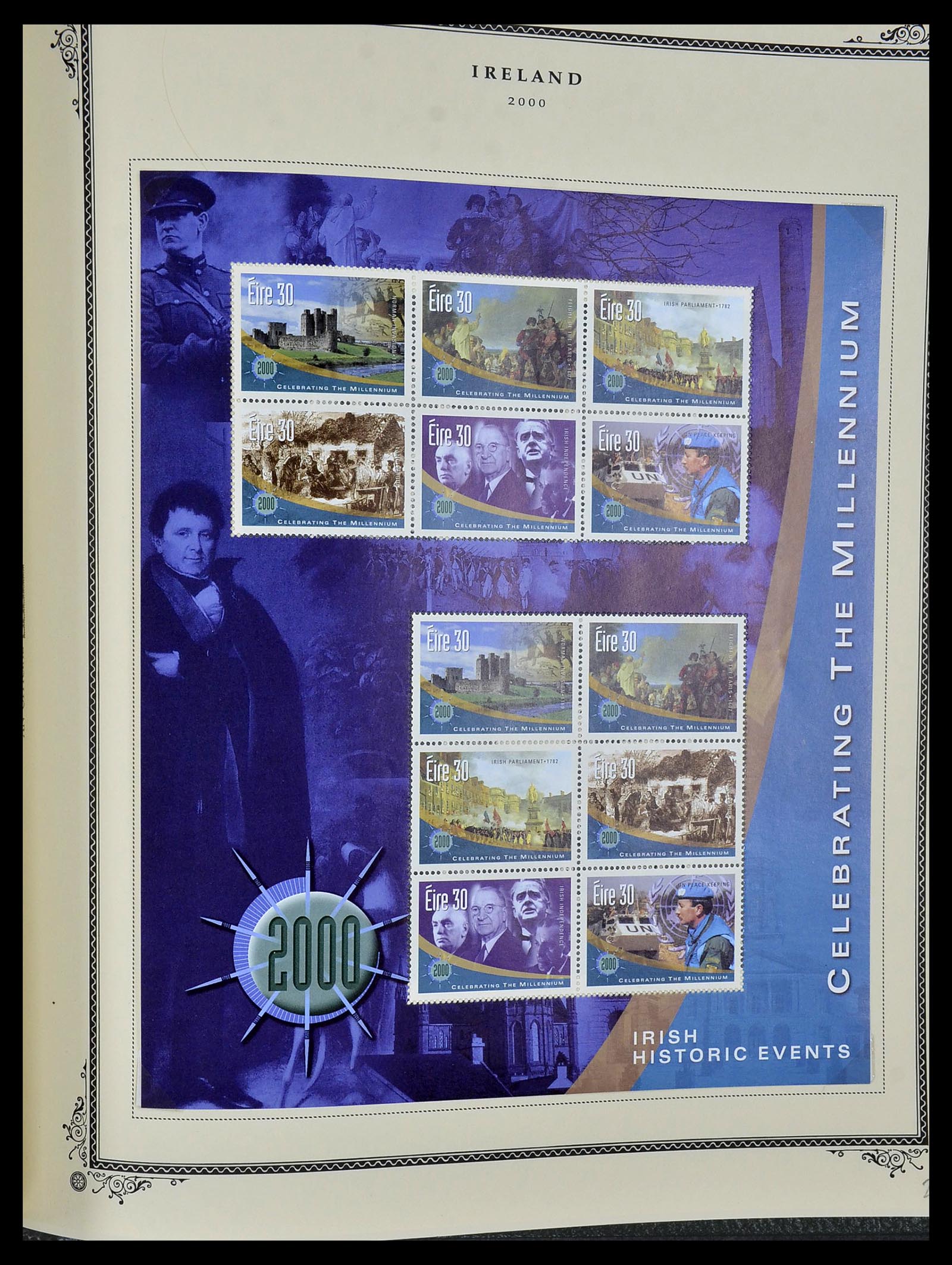 34333 130 - Postzegelverzameling 34333 Ierland 1946-2000.