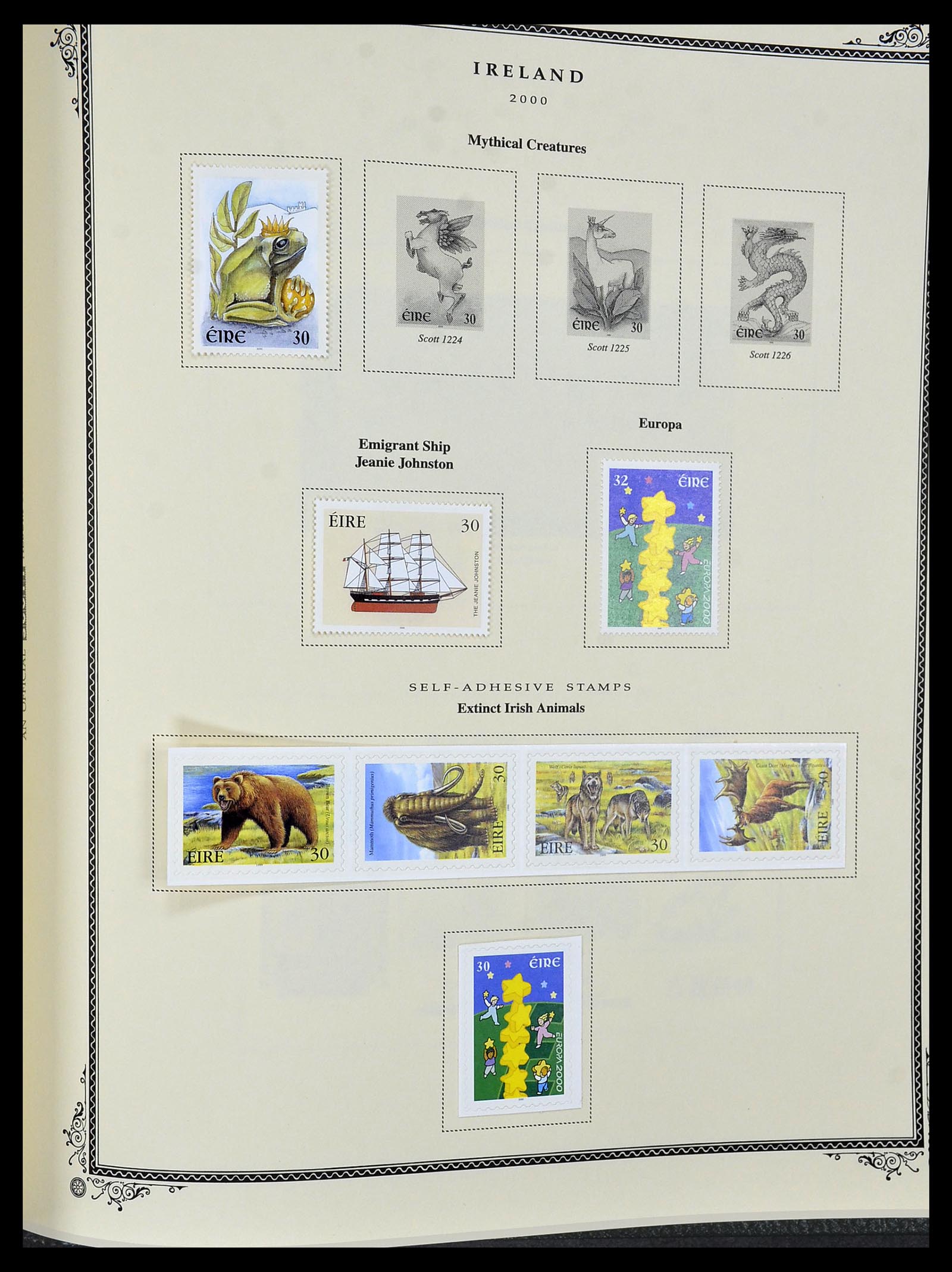 34333 133 - Postzegelverzameling 34333 Ierland 1946-2000.