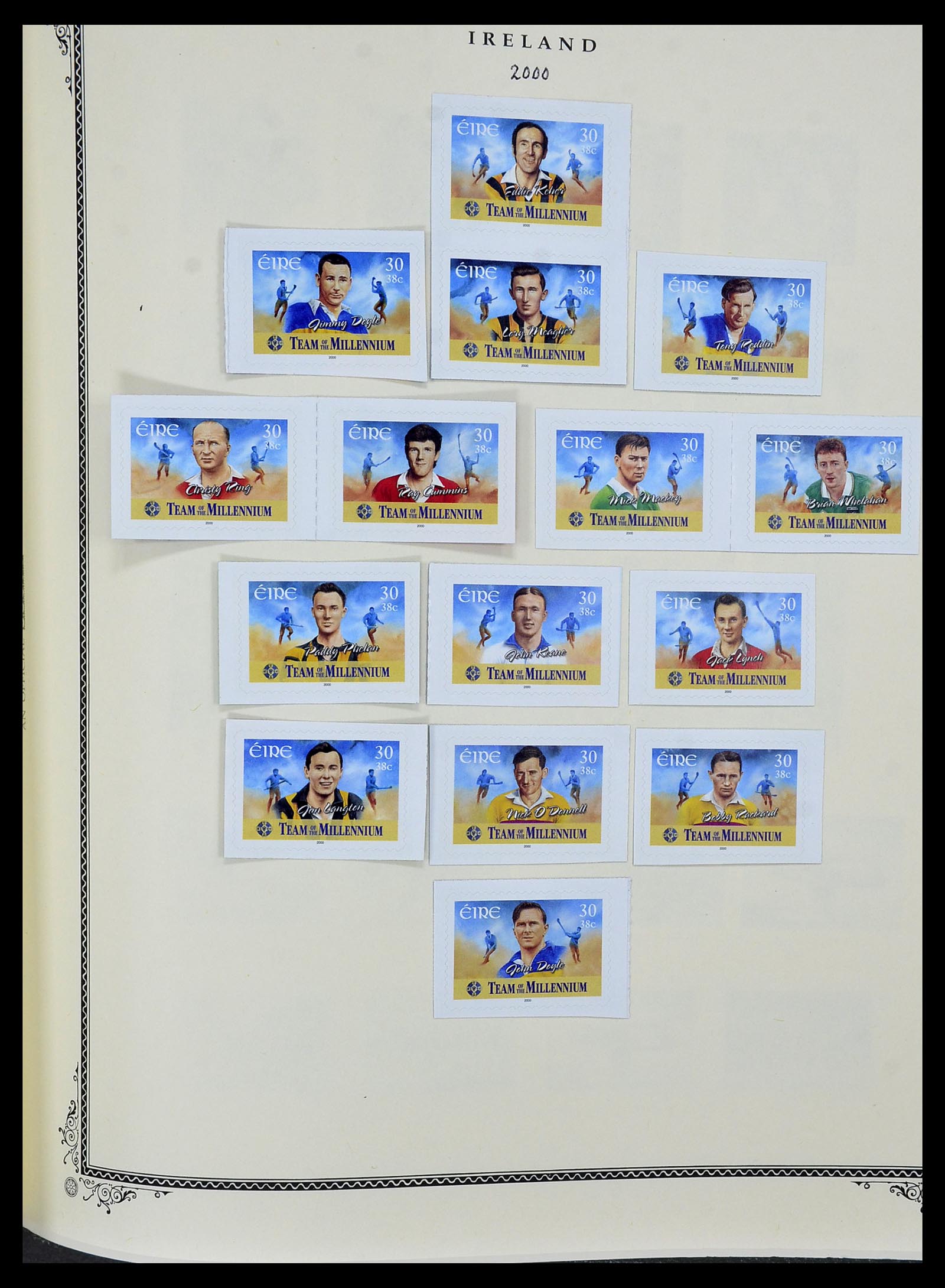 34333 138 - Postzegelverzameling 34333 Ierland 1946-2000.