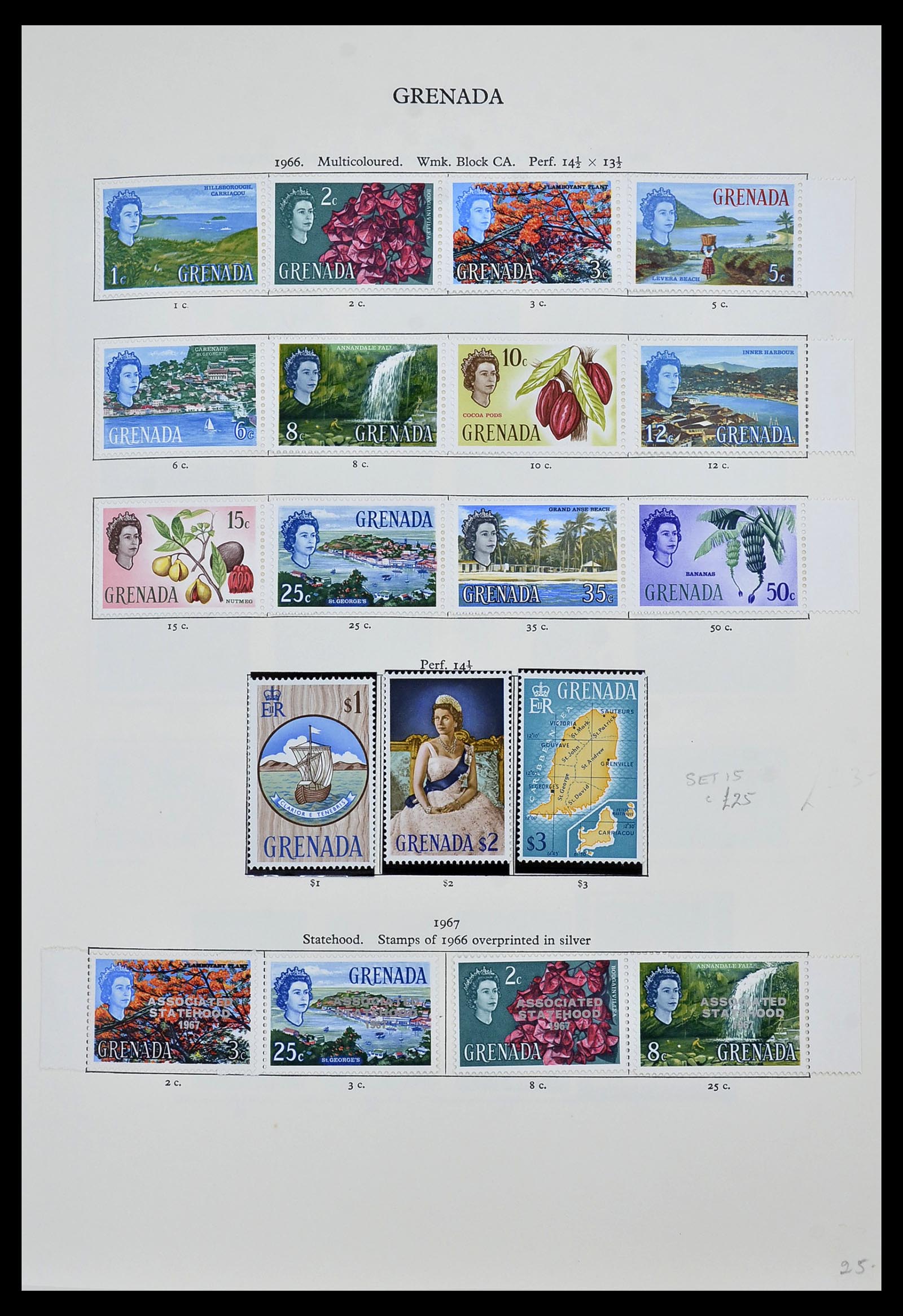 34334 004 - Postzegelverzameling 34334 Grenada 1953-1983.