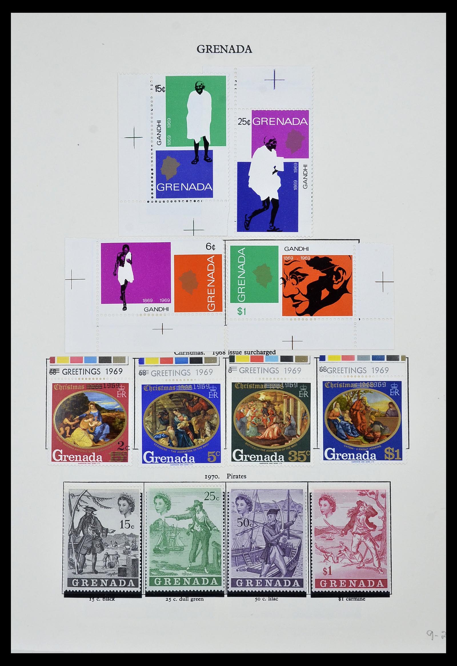 34334 012 - Postzegelverzameling 34334 Grenada 1953-1983.