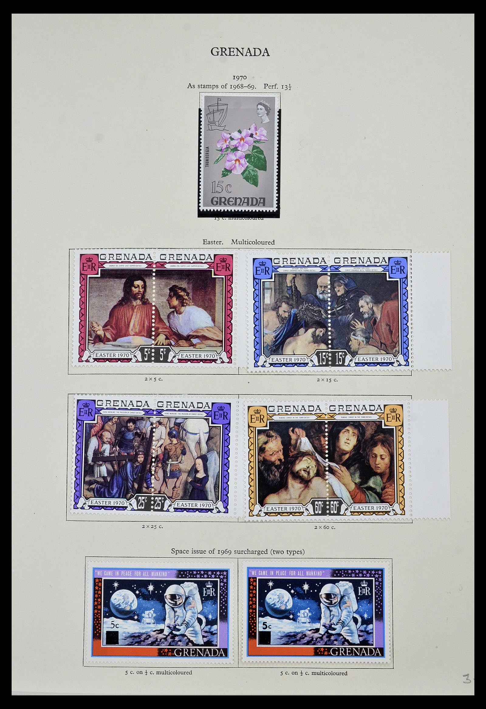 34334 013 - Postzegelverzameling 34334 Grenada 1953-1983.