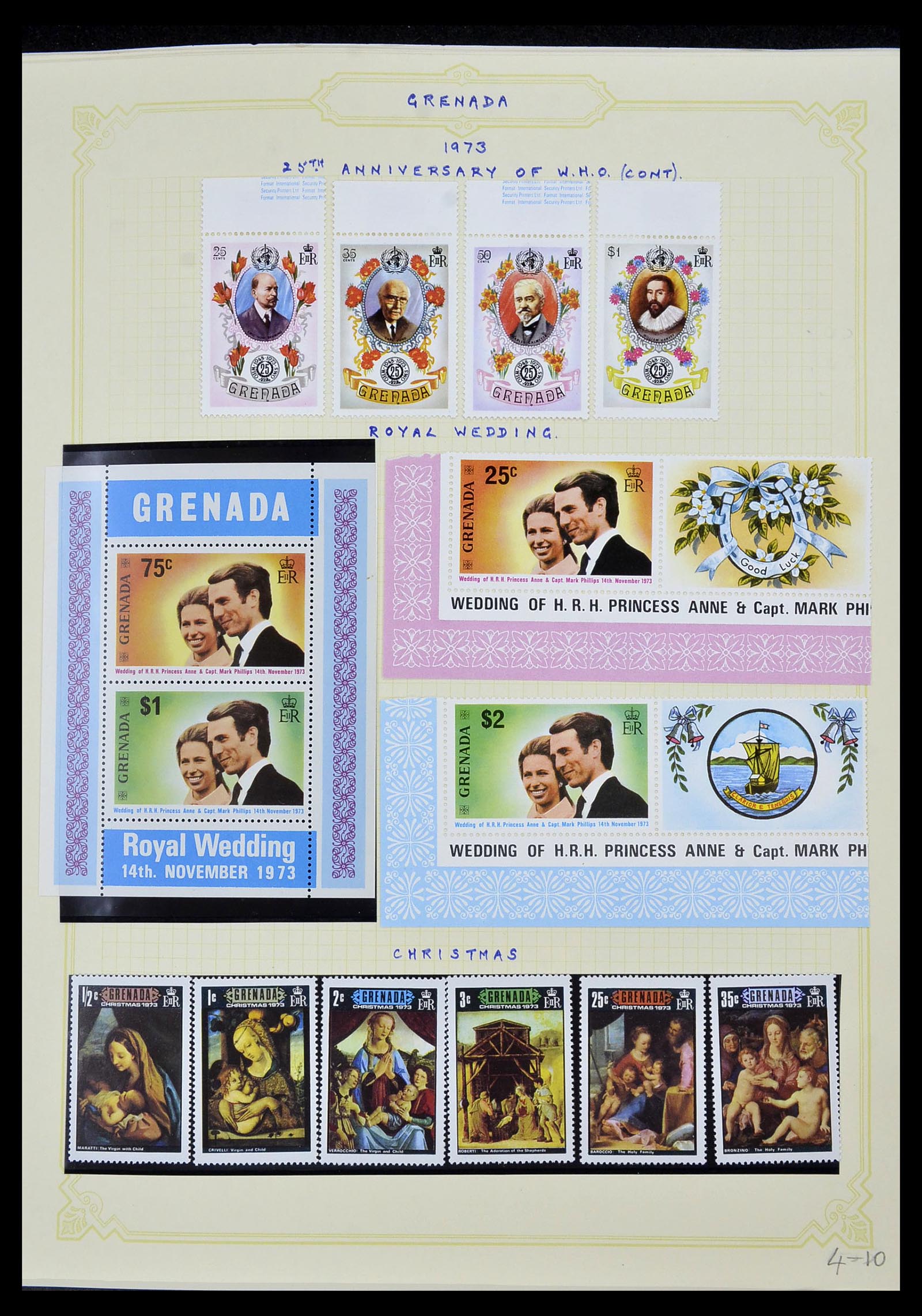 34334 029 - Postzegelverzameling 34334 Grenada 1953-1983.