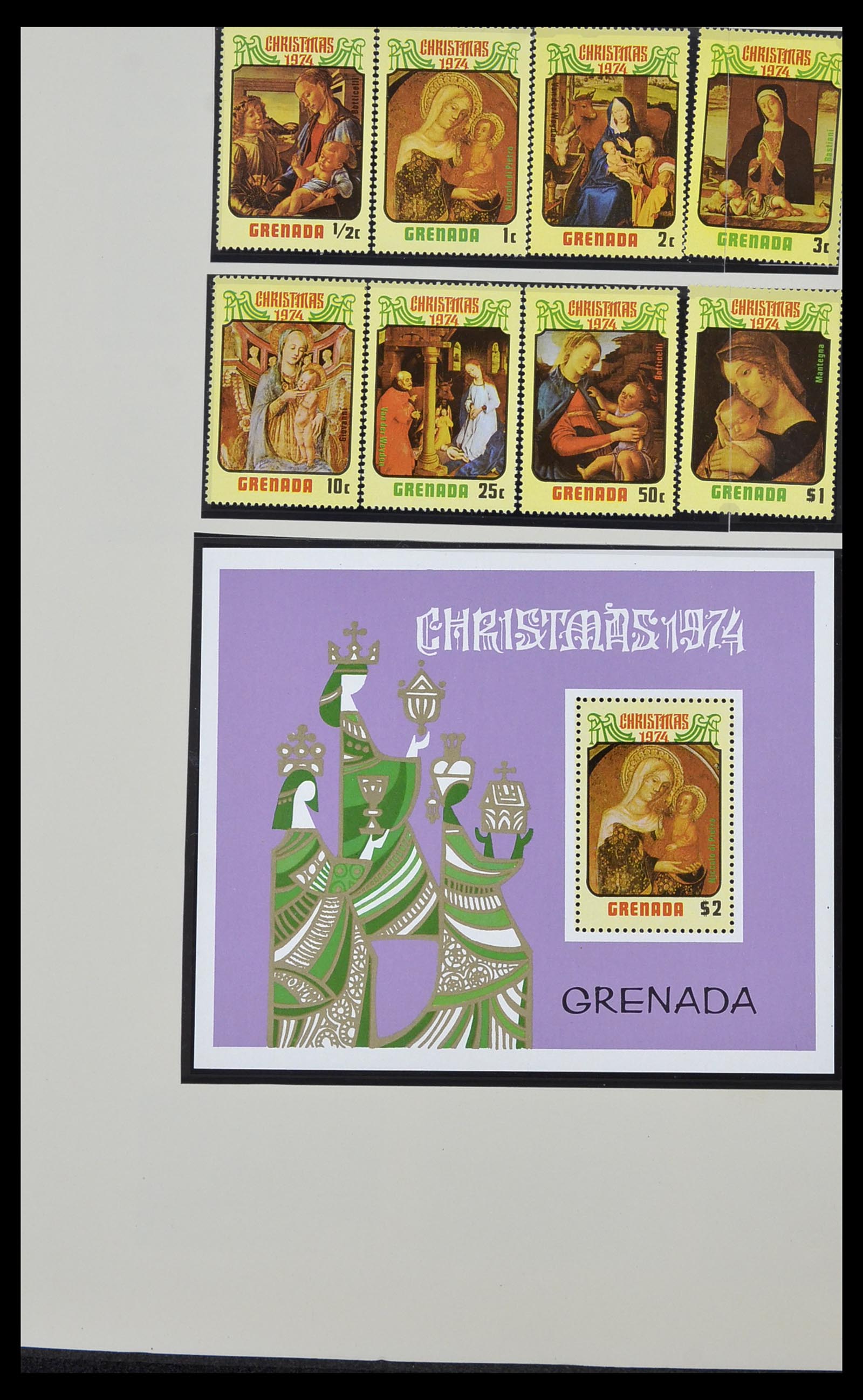 34334 034 - Postzegelverzameling 34334 Grenada 1953-1983.