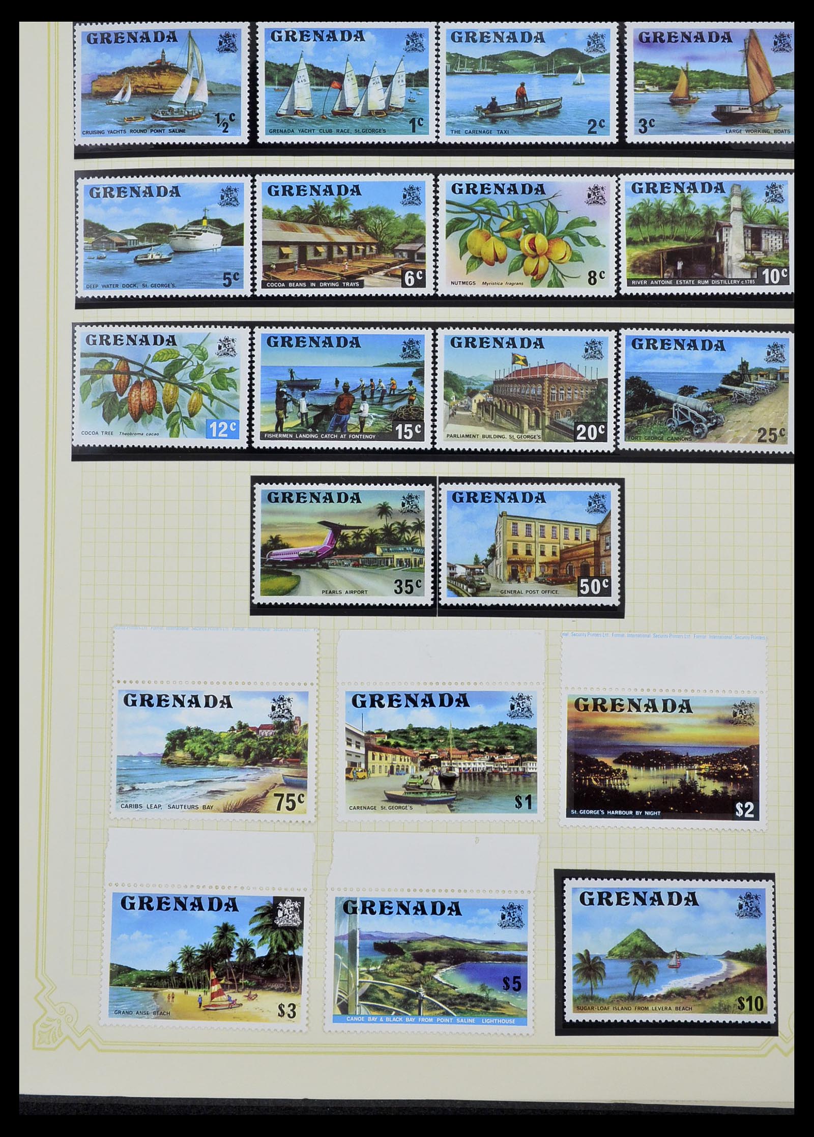 34334 035 - Postzegelverzameling 34334 Grenada 1953-1983.