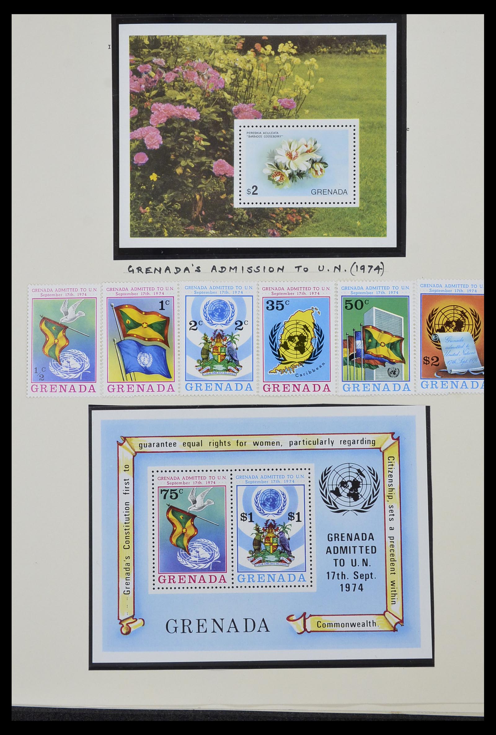 34334 037 - Postzegelverzameling 34334 Grenada 1953-1983.