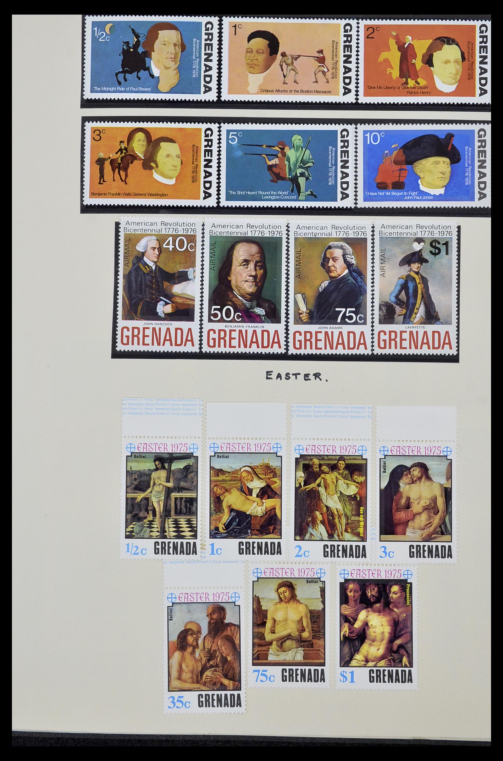 34334 038 - Postzegelverzameling 34334 Grenada 1953-1983.