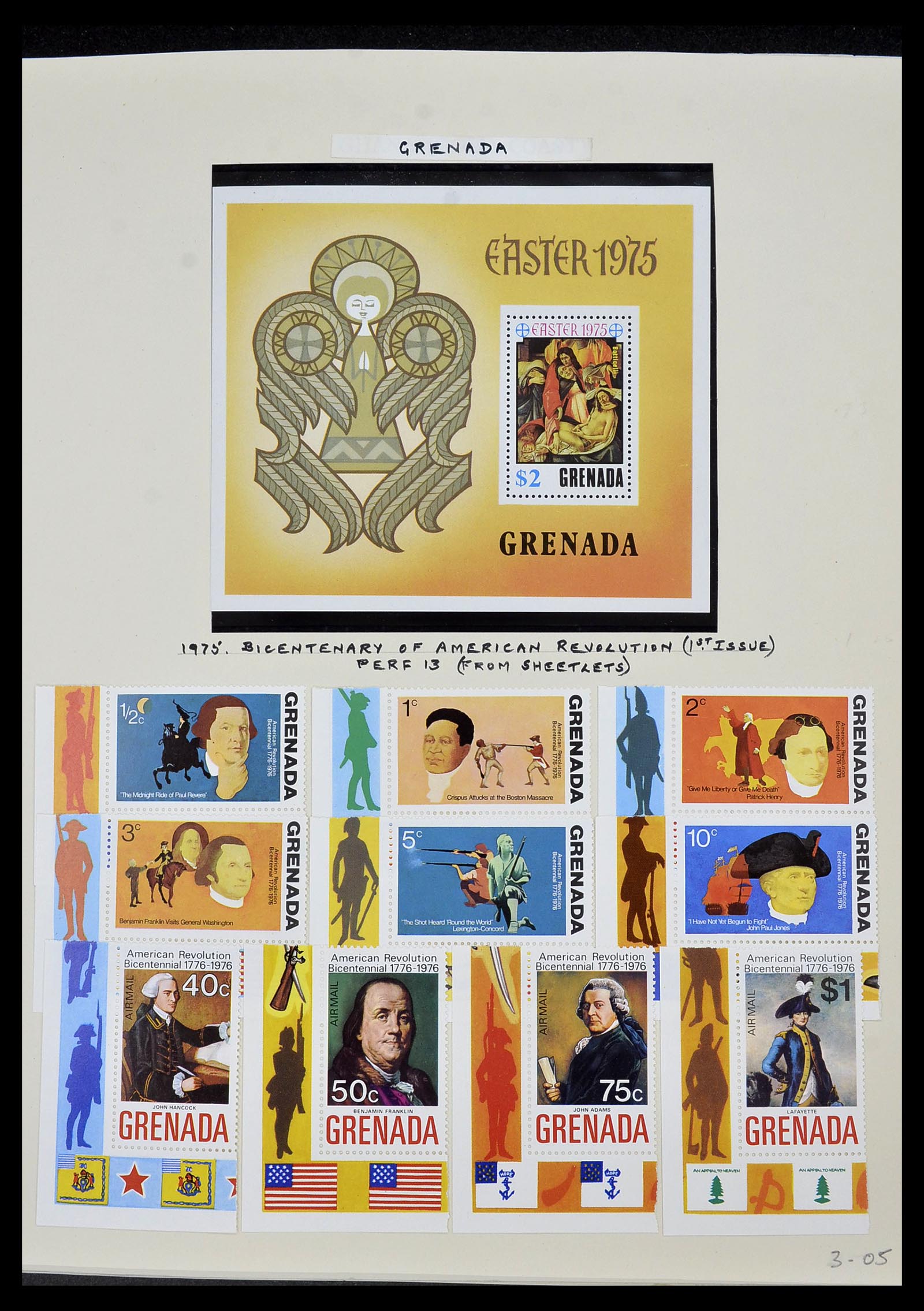 34334 039 - Postzegelverzameling 34334 Grenada 1953-1983.