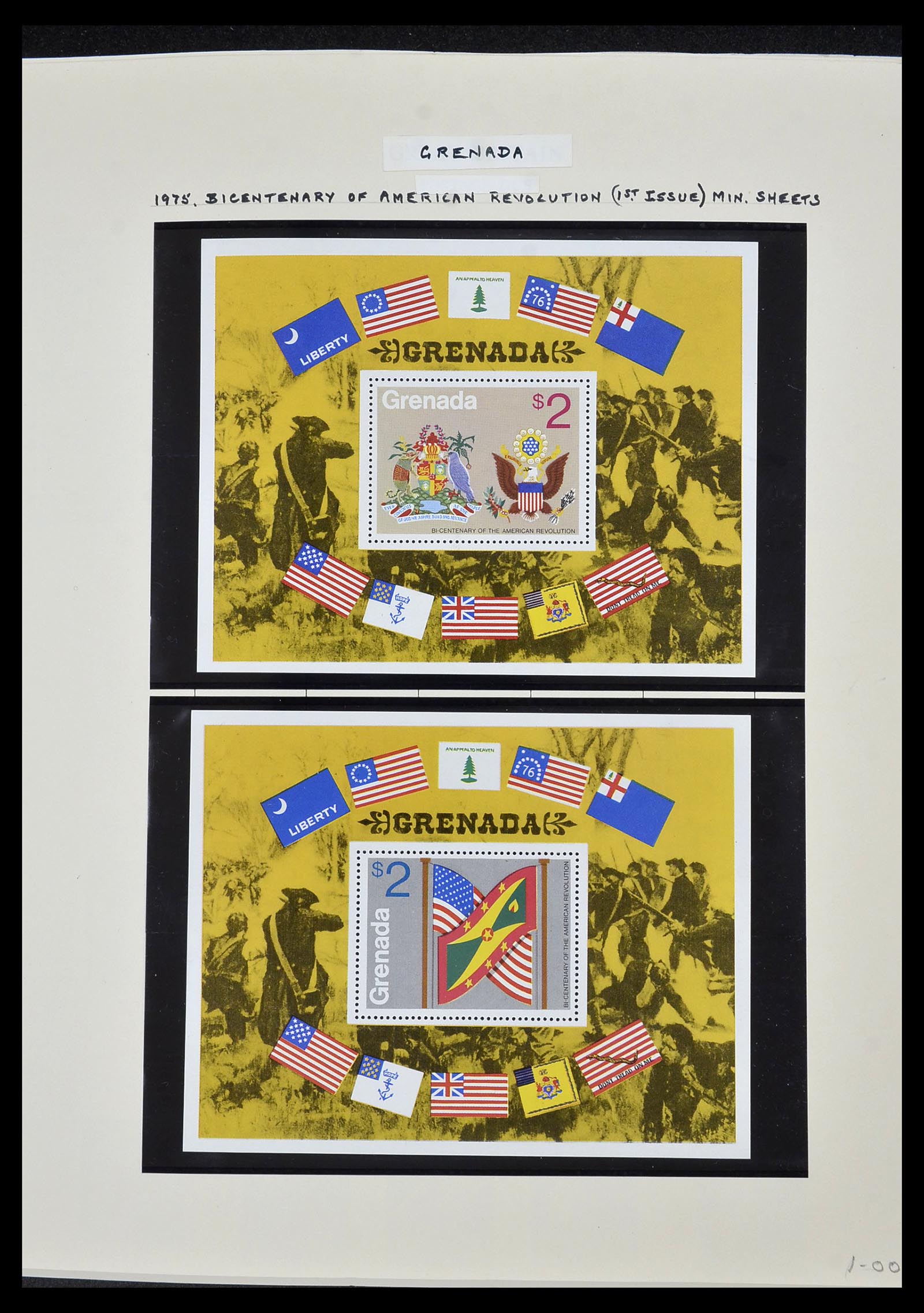34334 040 - Postzegelverzameling 34334 Grenada 1953-1983.
