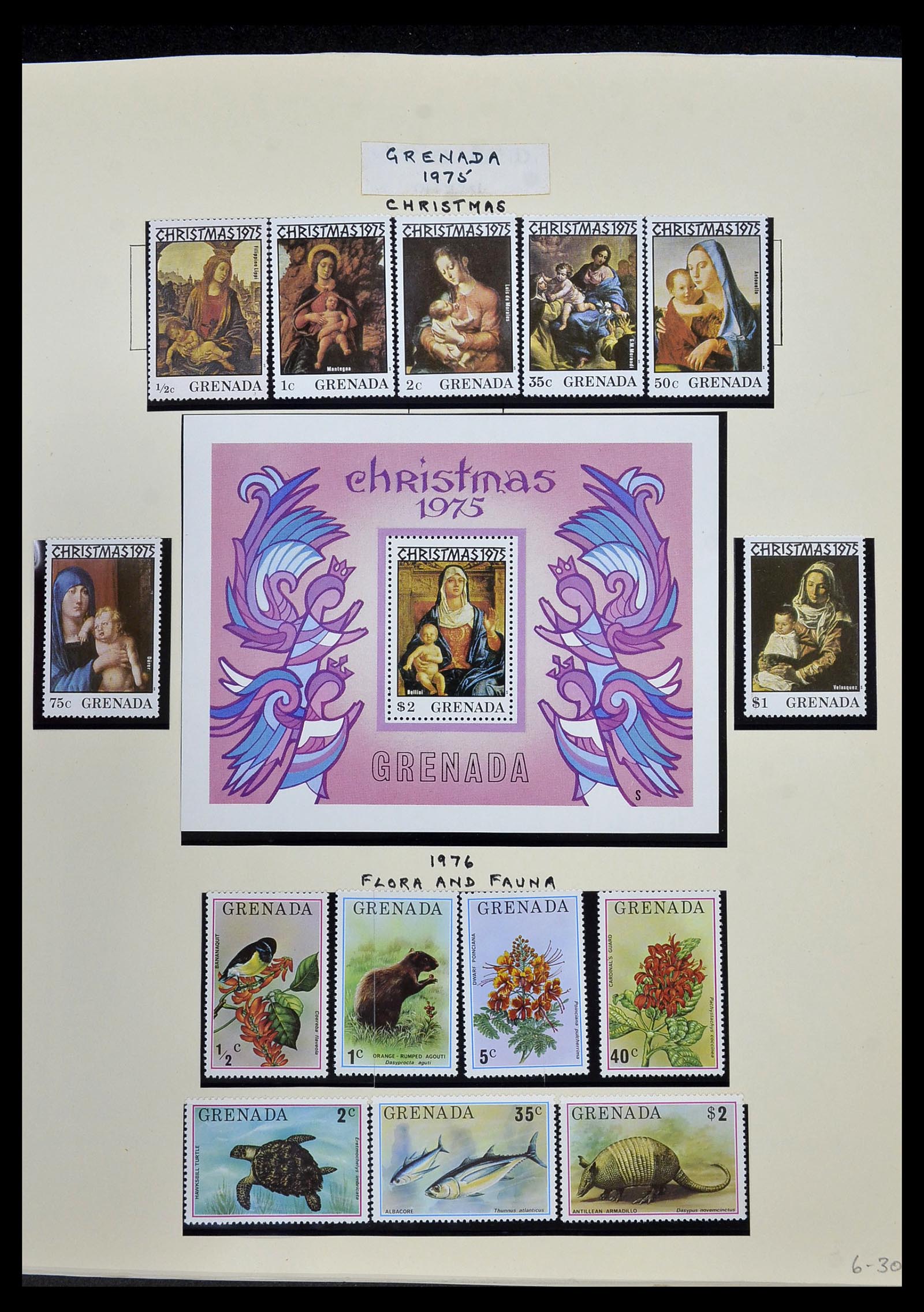 34334 044 - Postzegelverzameling 34334 Grenada 1953-1983.