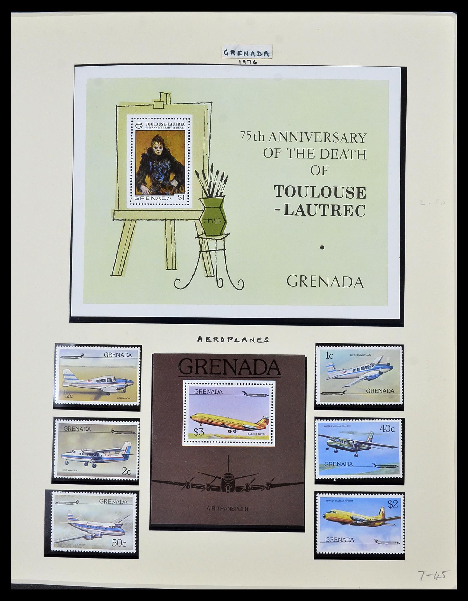 34334 048 - Postzegelverzameling 34334 Grenada 1953-1983.