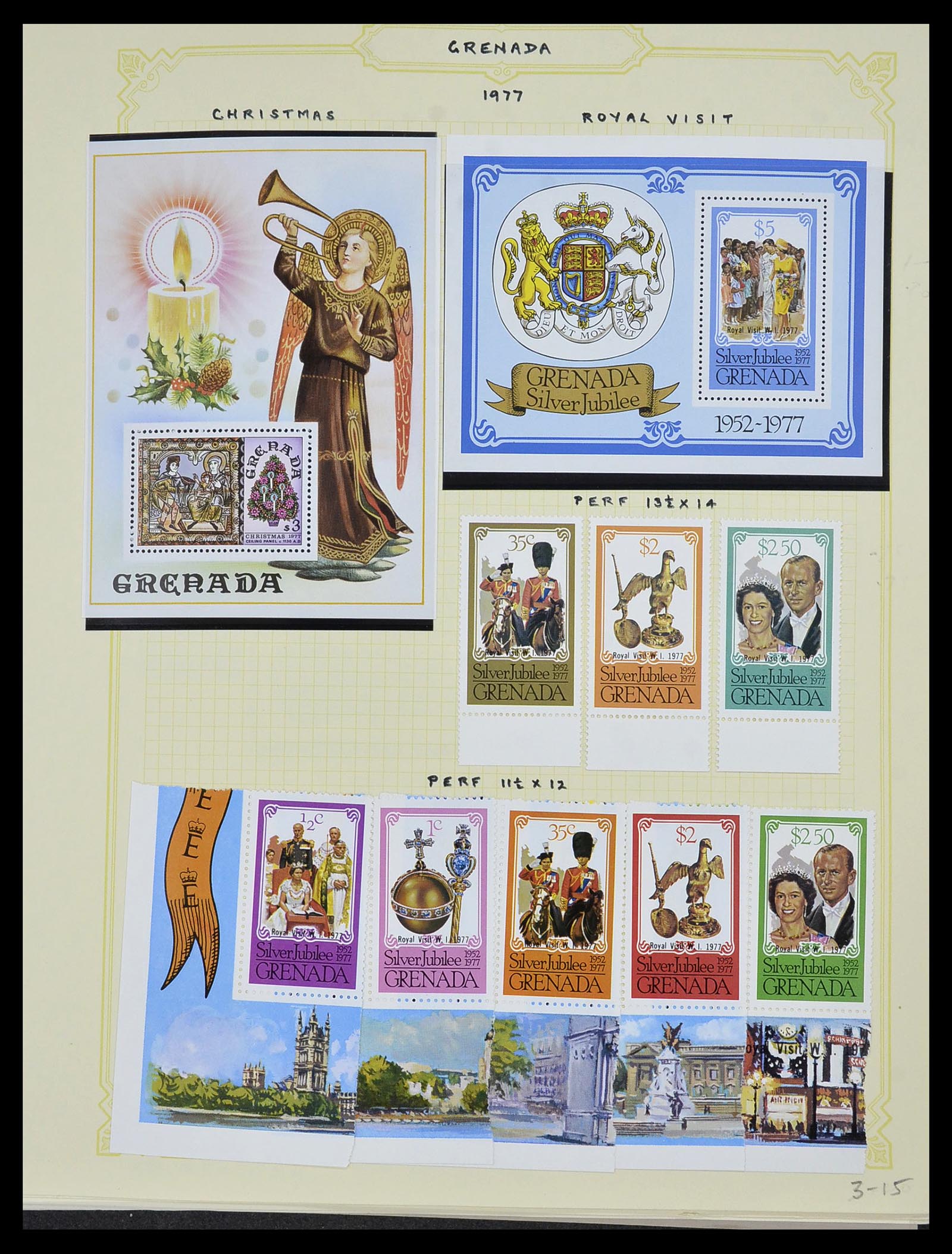 34334 054 - Postzegelverzameling 34334 Grenada 1953-1983.
