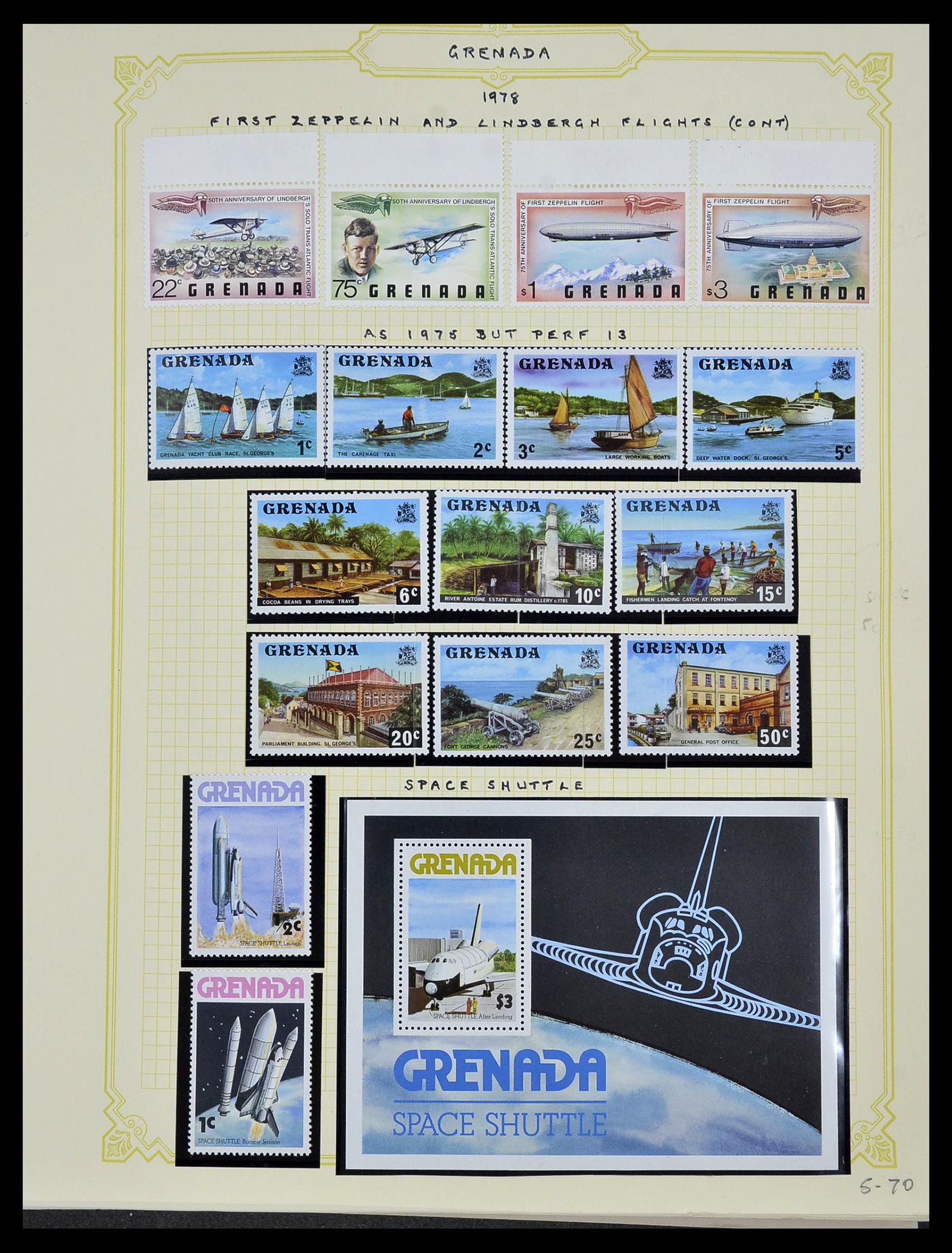 34334 056 - Postzegelverzameling 34334 Grenada 1953-1983.