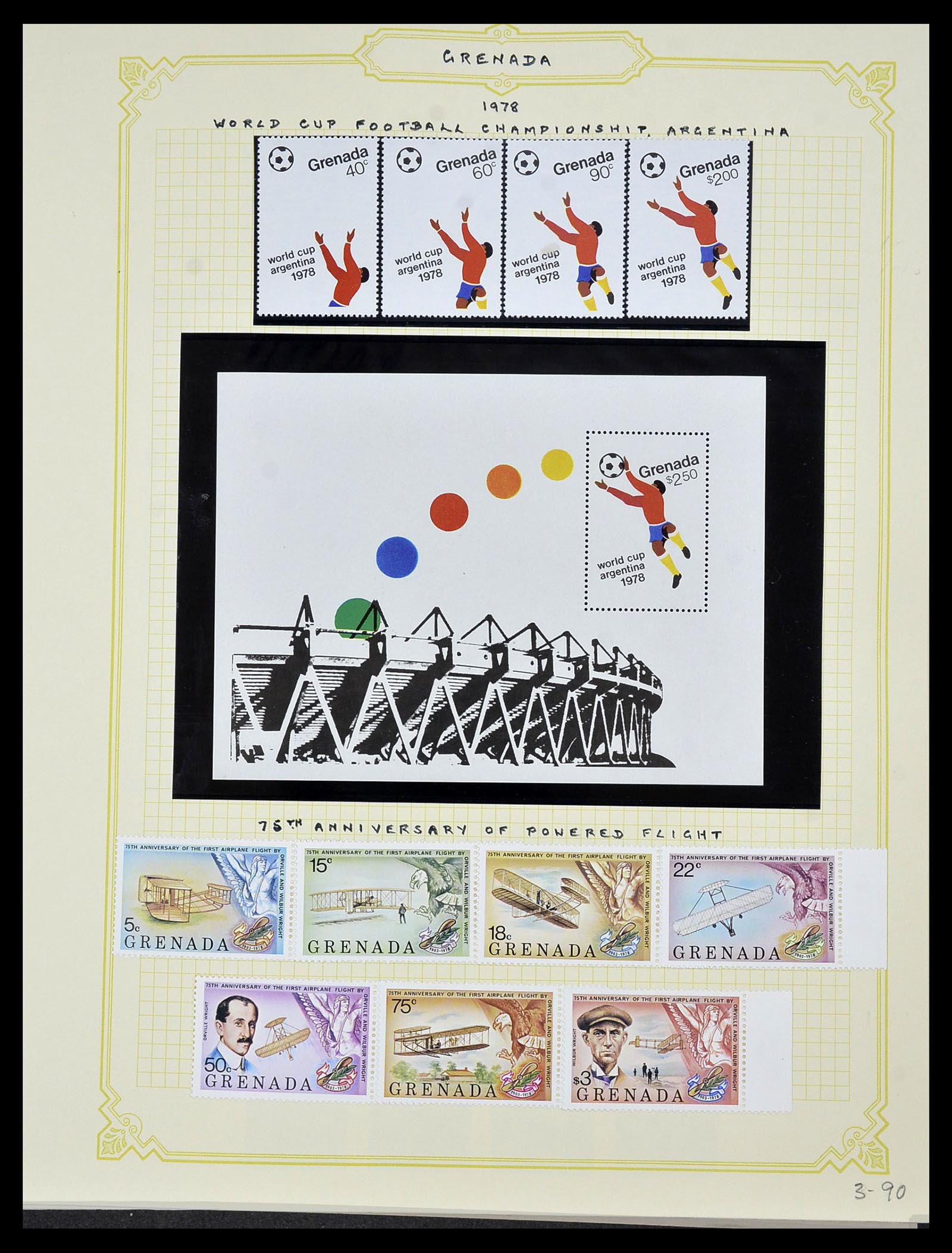 34334 060 - Postzegelverzameling 34334 Grenada 1953-1983.