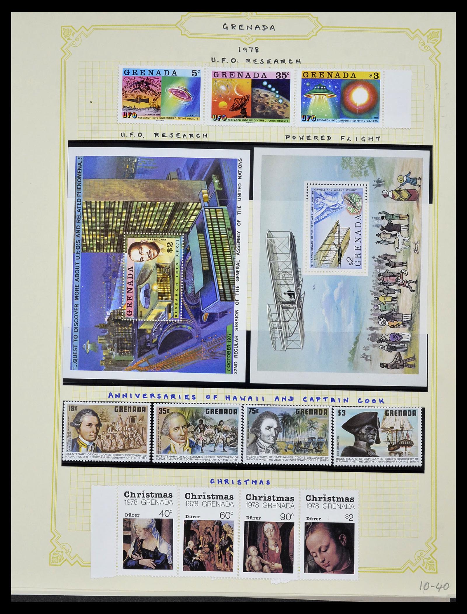 34334 061 - Postzegelverzameling 34334 Grenada 1953-1983.