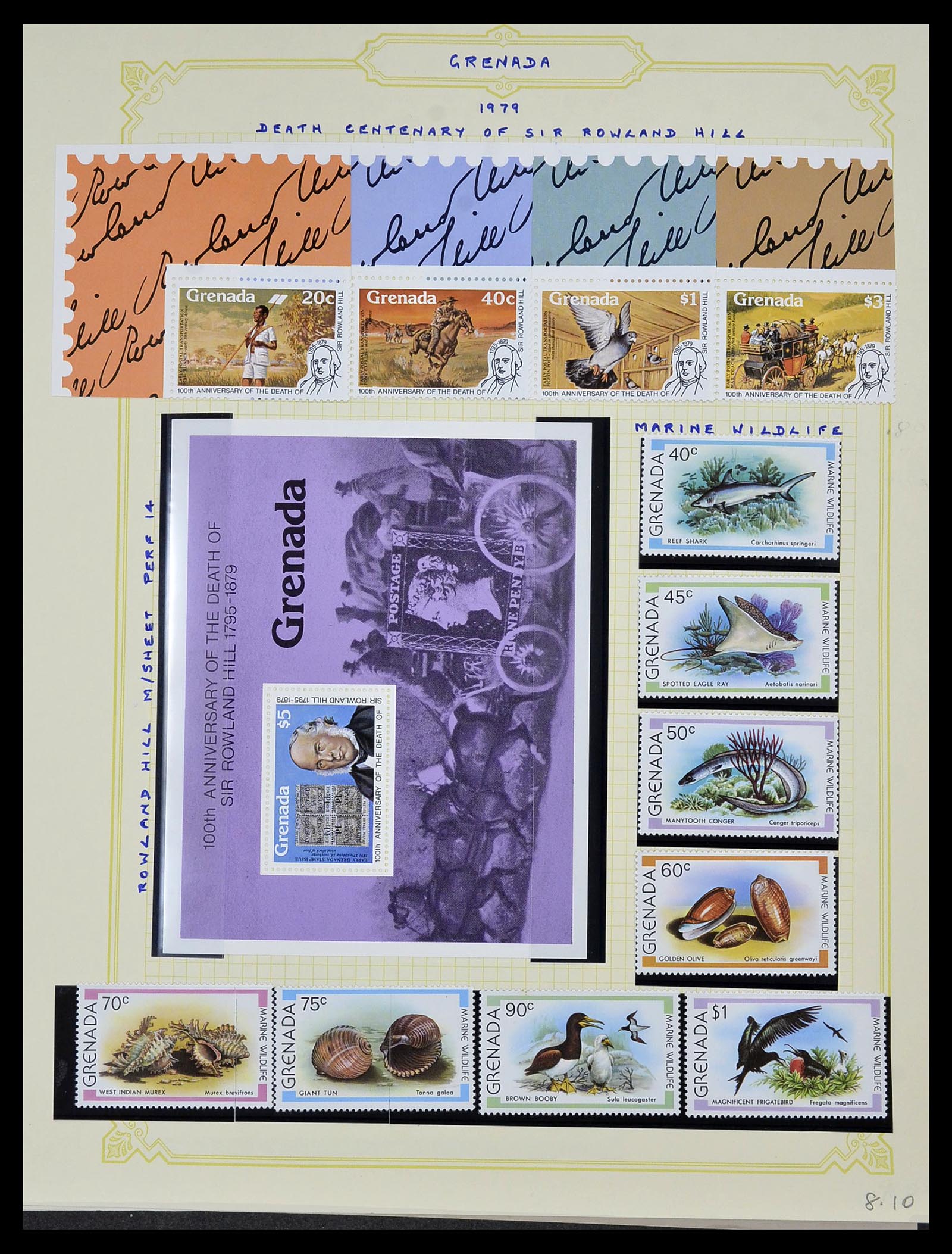 34334 065 - Postzegelverzameling 34334 Grenada 1953-1983.