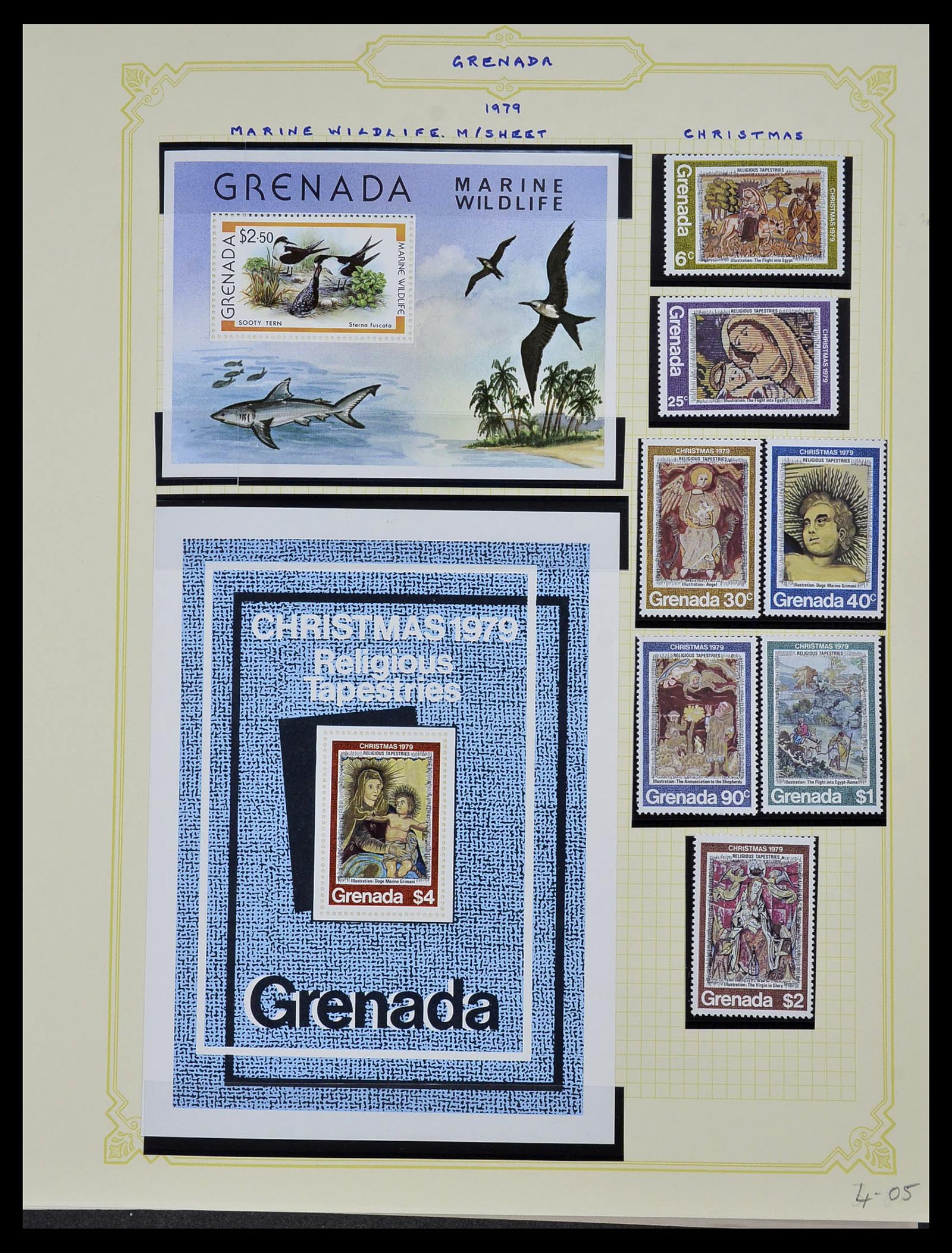 34334 066 - Postzegelverzameling 34334 Grenada 1953-1983.